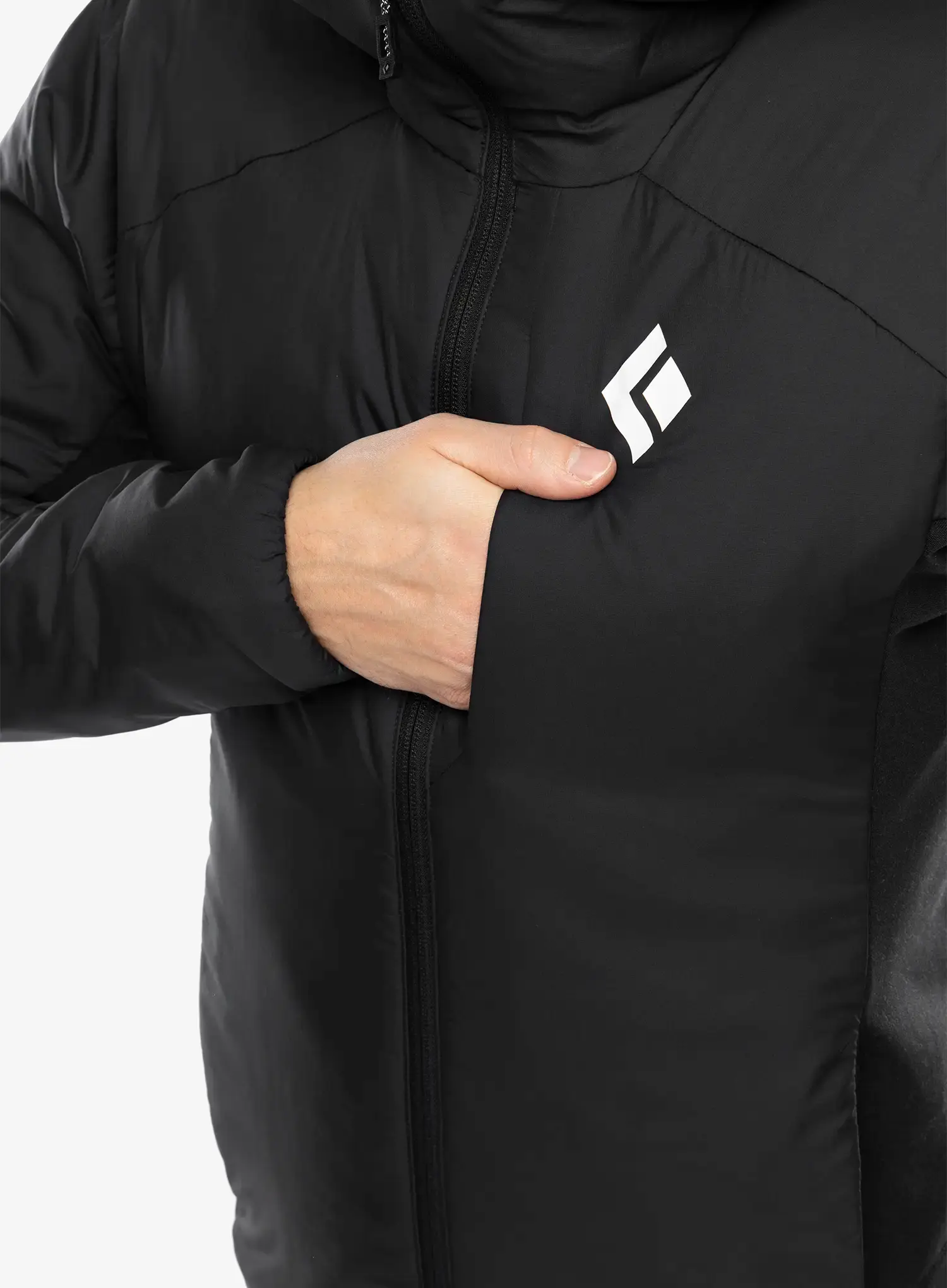 Куртка утеплена Black Diamond First Light Hybrid Hoody - blck/blck