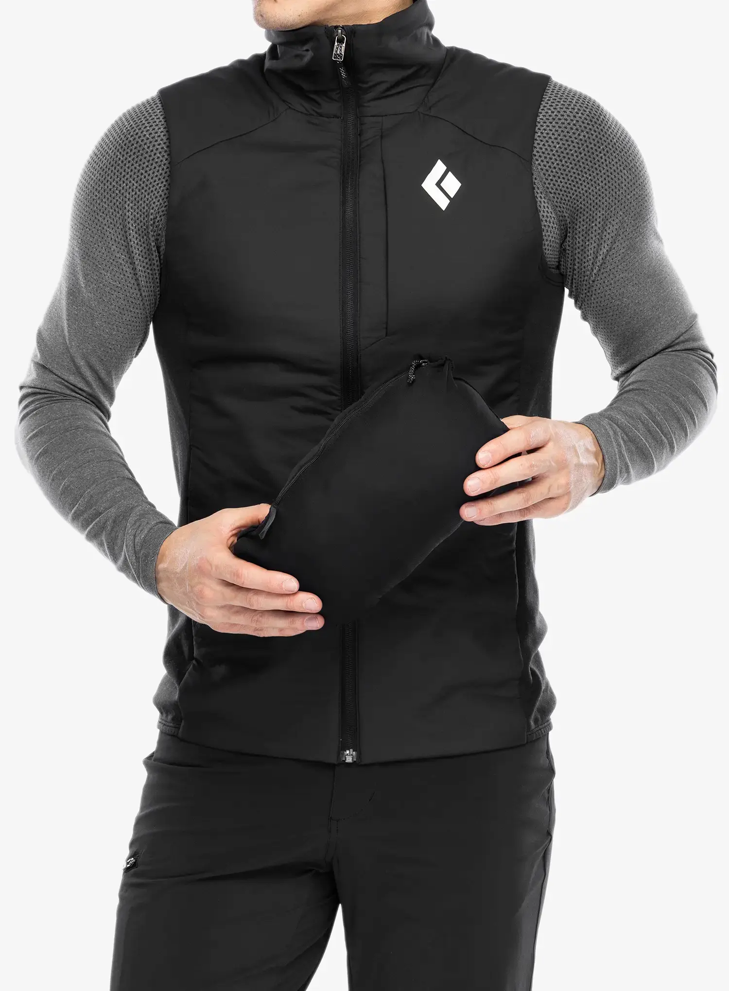 Куртка утеплена Black Diamond First Light Hybrid Hoody - blck/blck