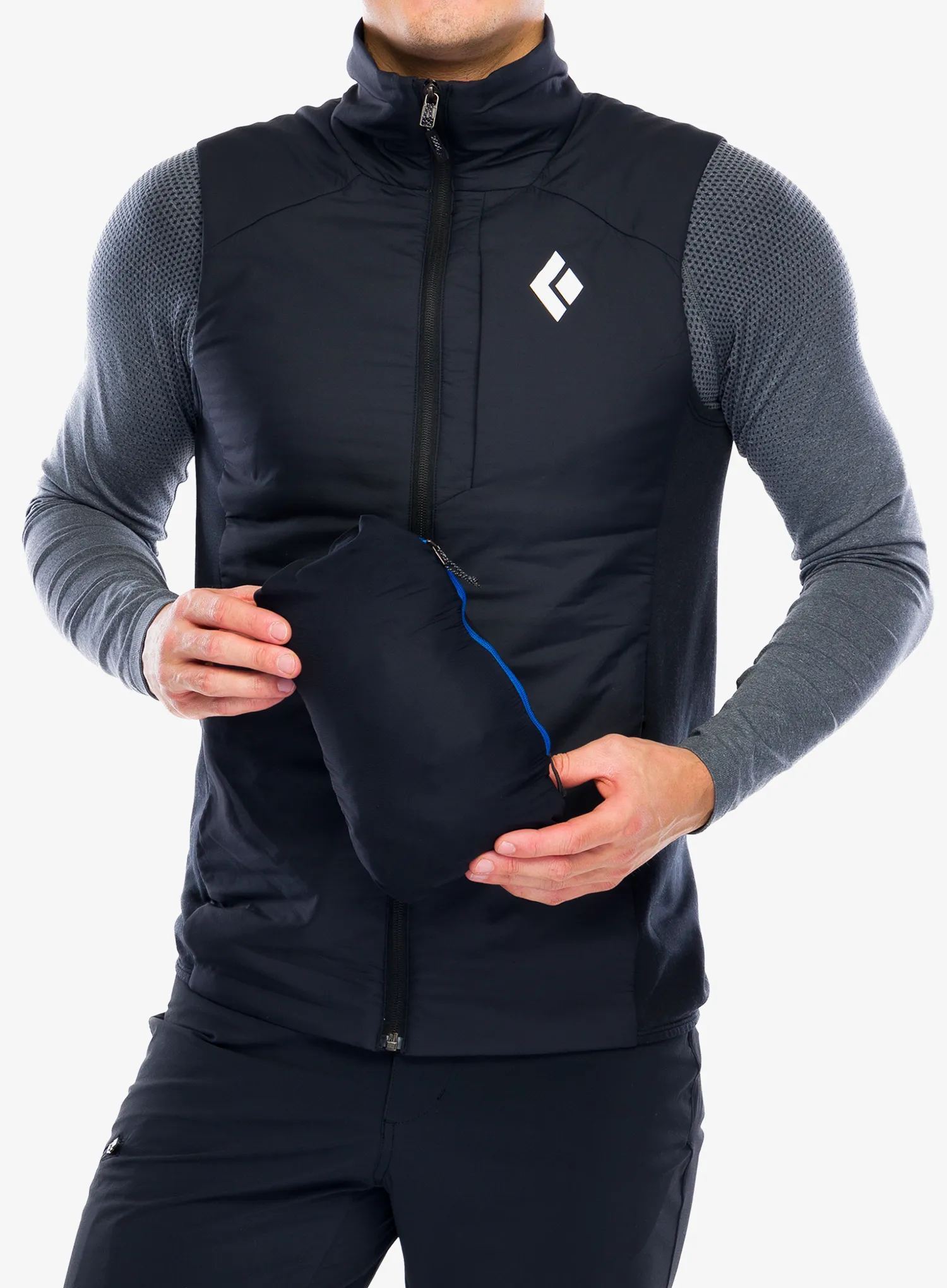 Куртка утеплена Black Diamond First Light Hybrid Hoody - drifter blue