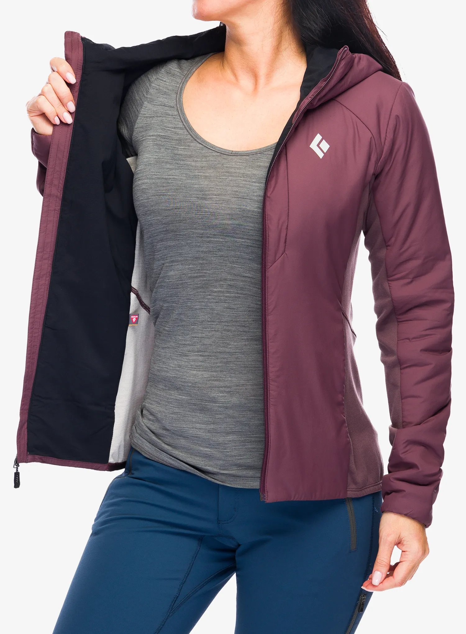 Куртка утеплена жіноча Black Diamond First Light Hybrid Hoody - fig