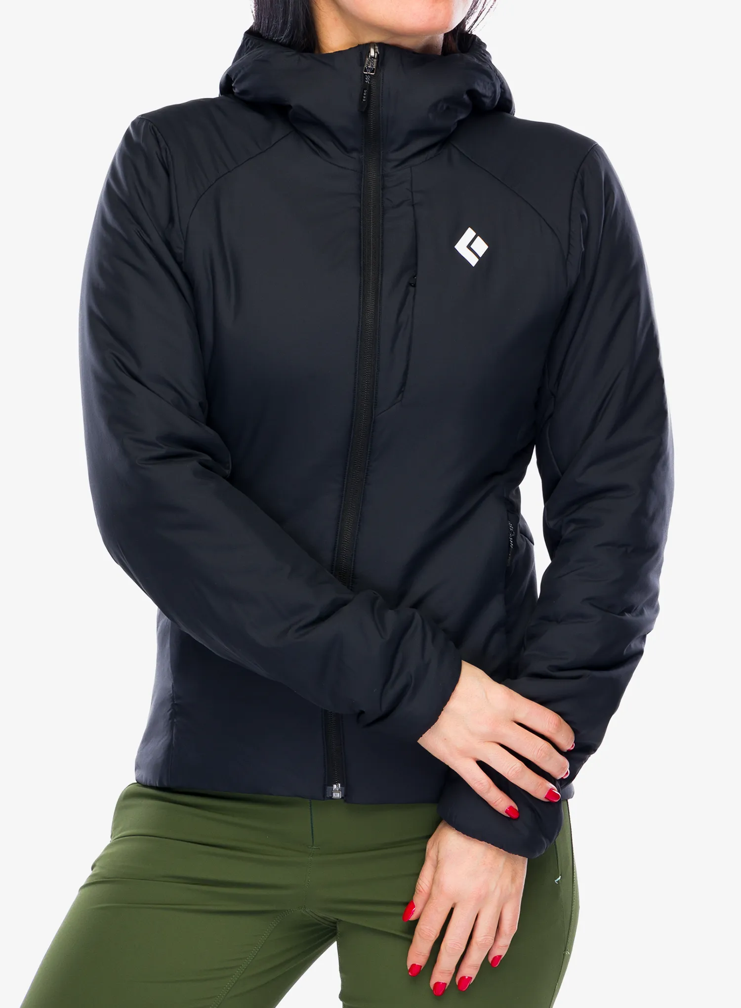 Куртка утеплена жіноча Black Diamond First Light Stretch Hoody - blck