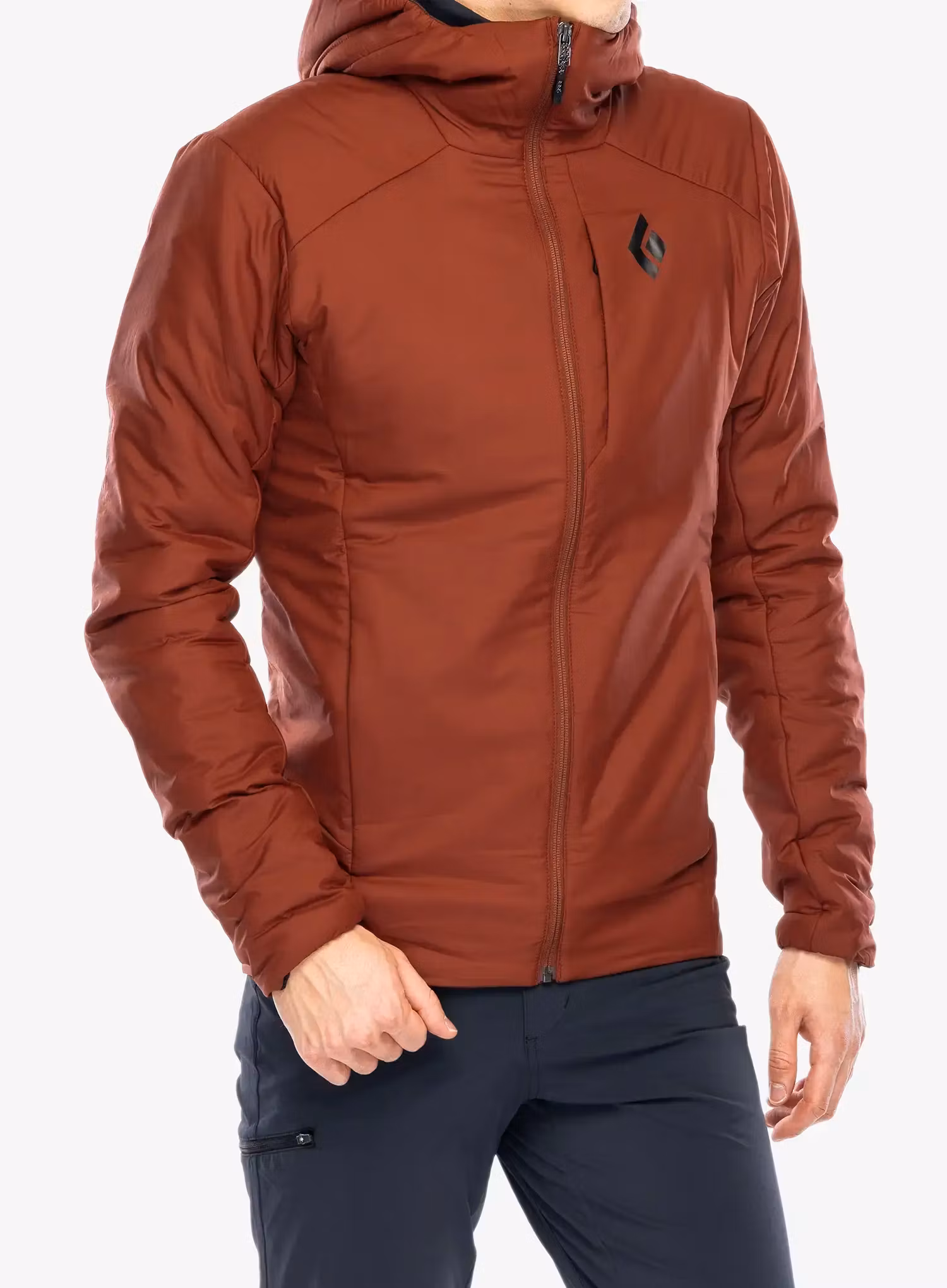 Куртка утеплена Black Diamond First Light Stretch Hoody - iron red