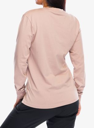 Лонгслів жіночий Black Diamond Heritage Wordmark LS Tee - pale mauve