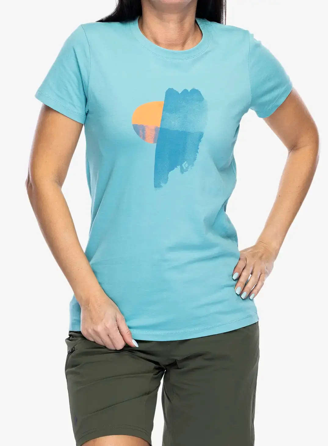 Футболка жіноча Black Diamond Luminary SS Tee - coastal blue