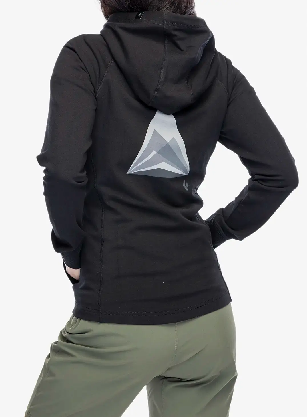 Кофта з каптуром жіноча Black Diamond Mountain Transparency FZ Hoody - black