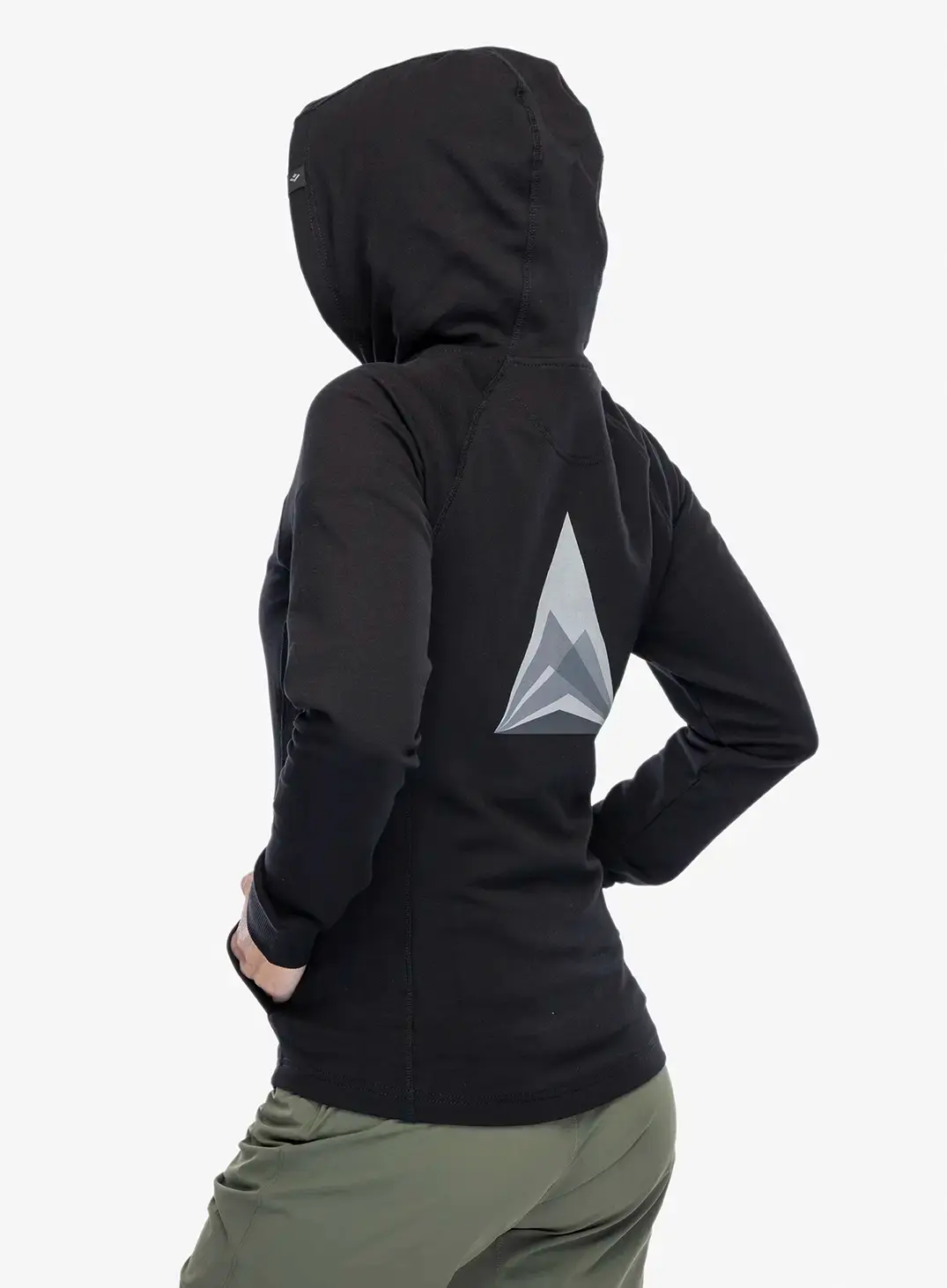 Кофта з каптуром жіноча Black Diamond Mountain Transparency FZ Hoody - black