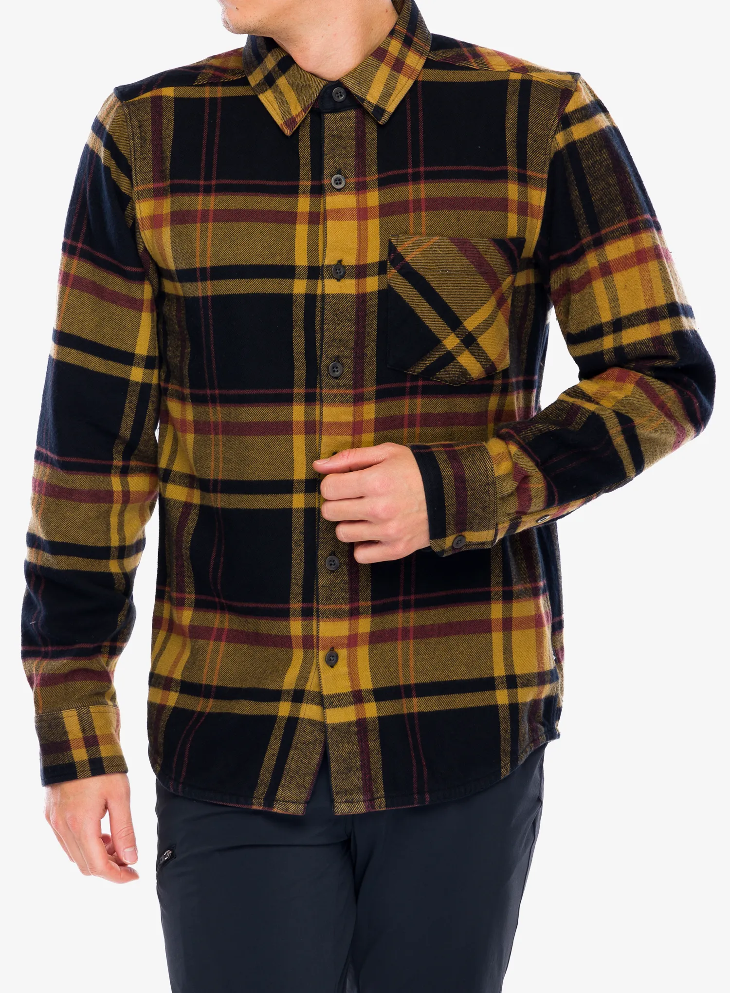 Сорочка Black Diamond Project Flannel - black/flax plaid