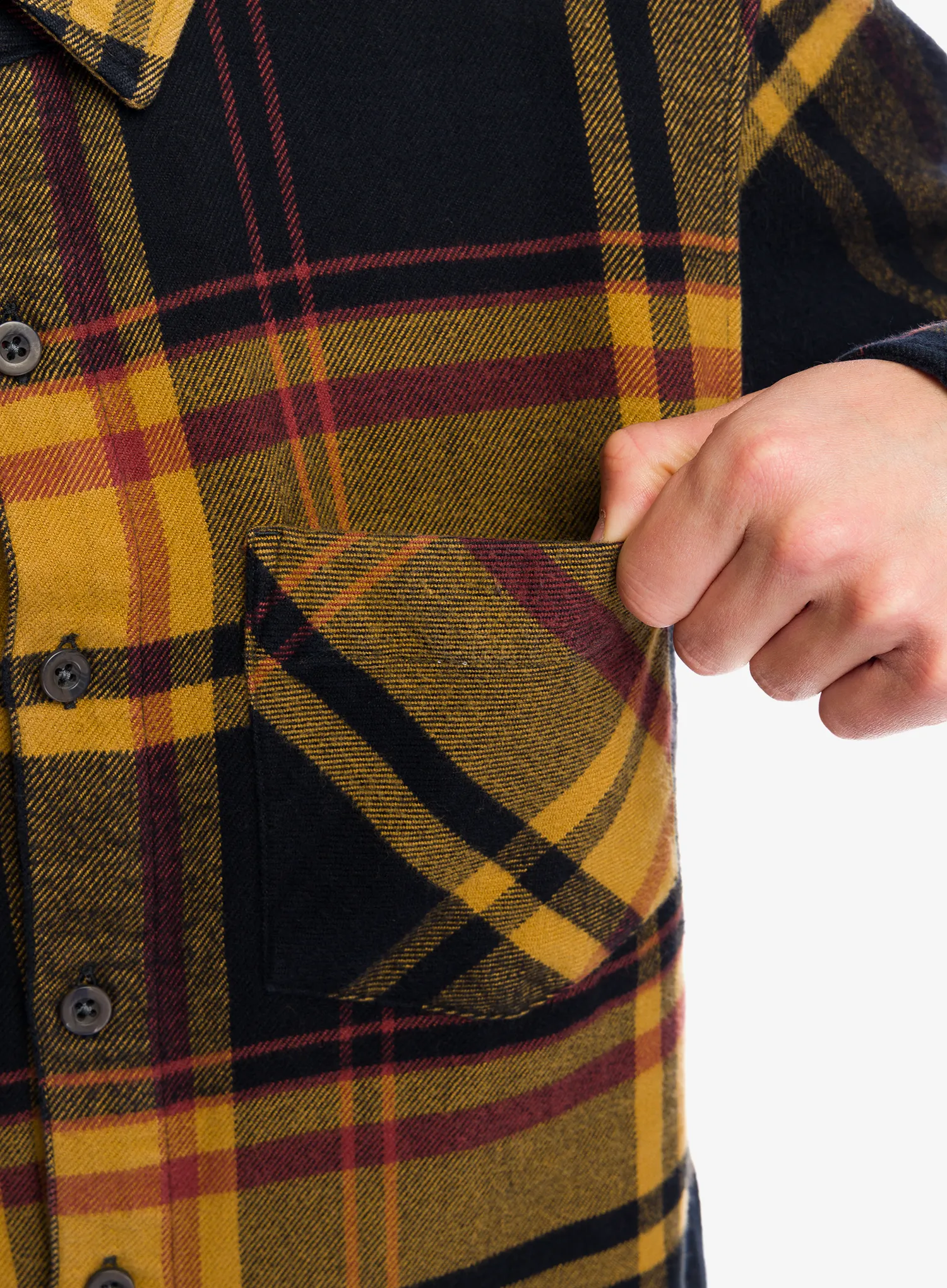 Сорочка Black Diamond Project Flannel - black/flax plaid