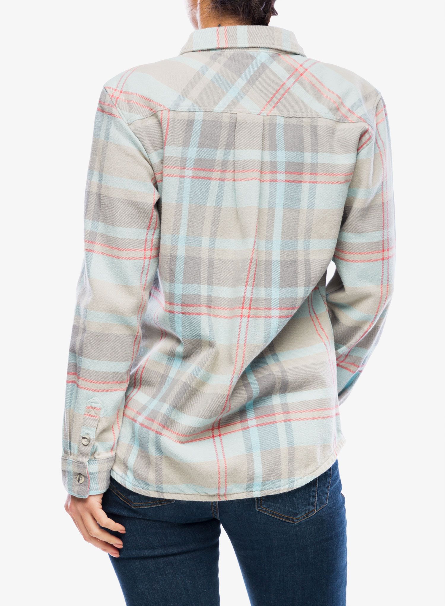 Сорочка жіноча Black Diamond Project Flannel - pewter/belay blue plaid