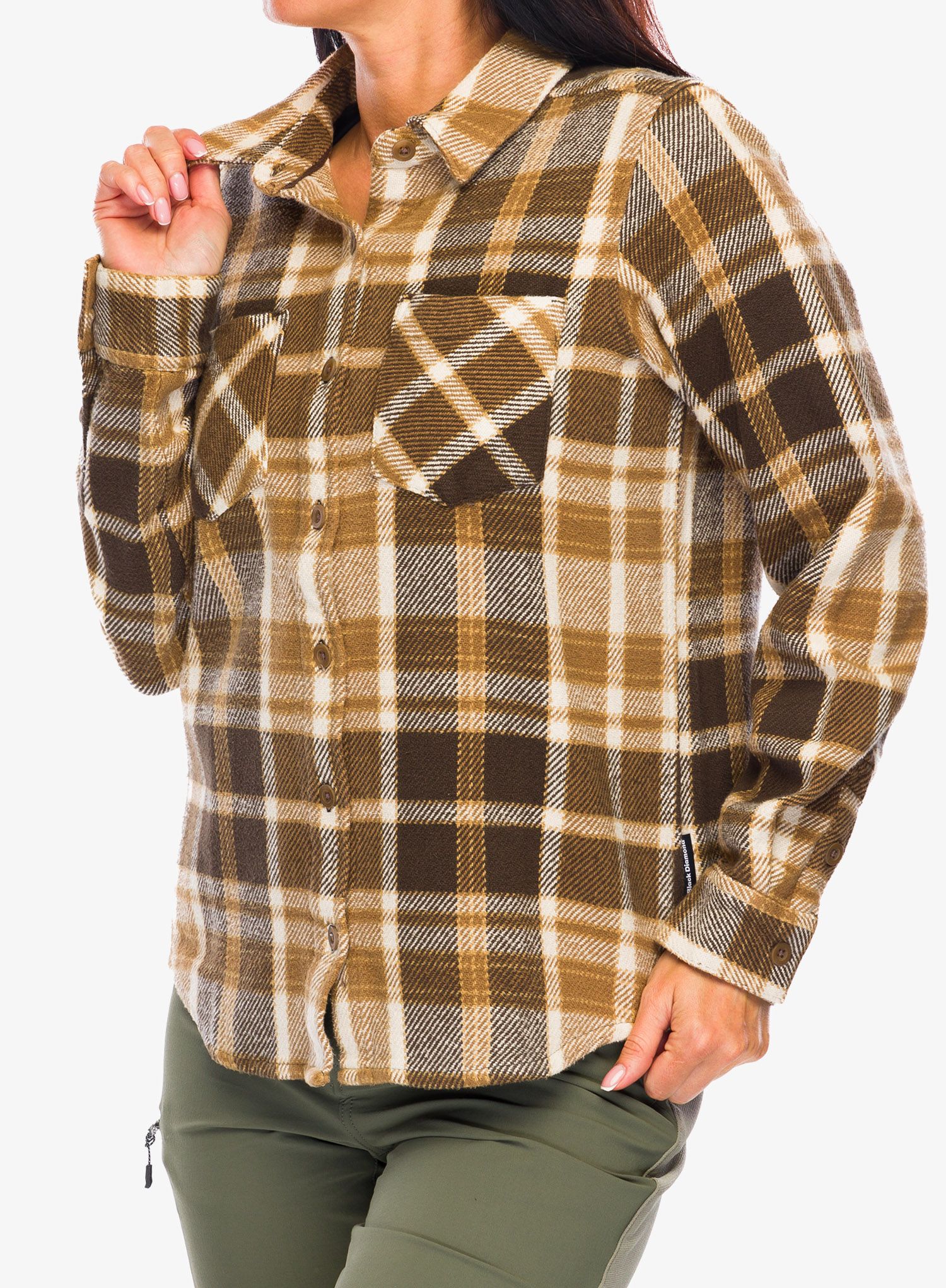 Сорочка жіноча Black Diamond Project Heavy Flannel - brown/plaid