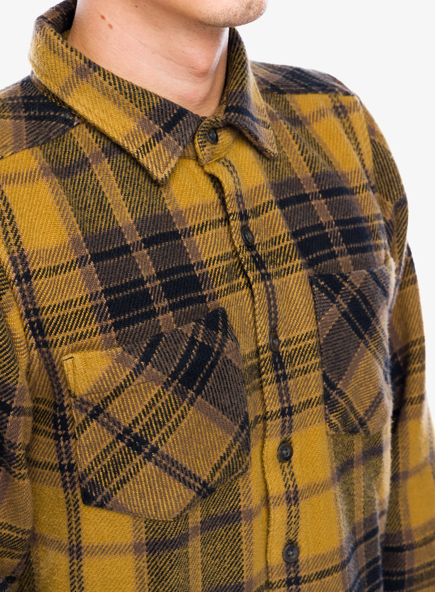 Сорочка Black Diamond Project Heavy Flannel - flax/black plaid