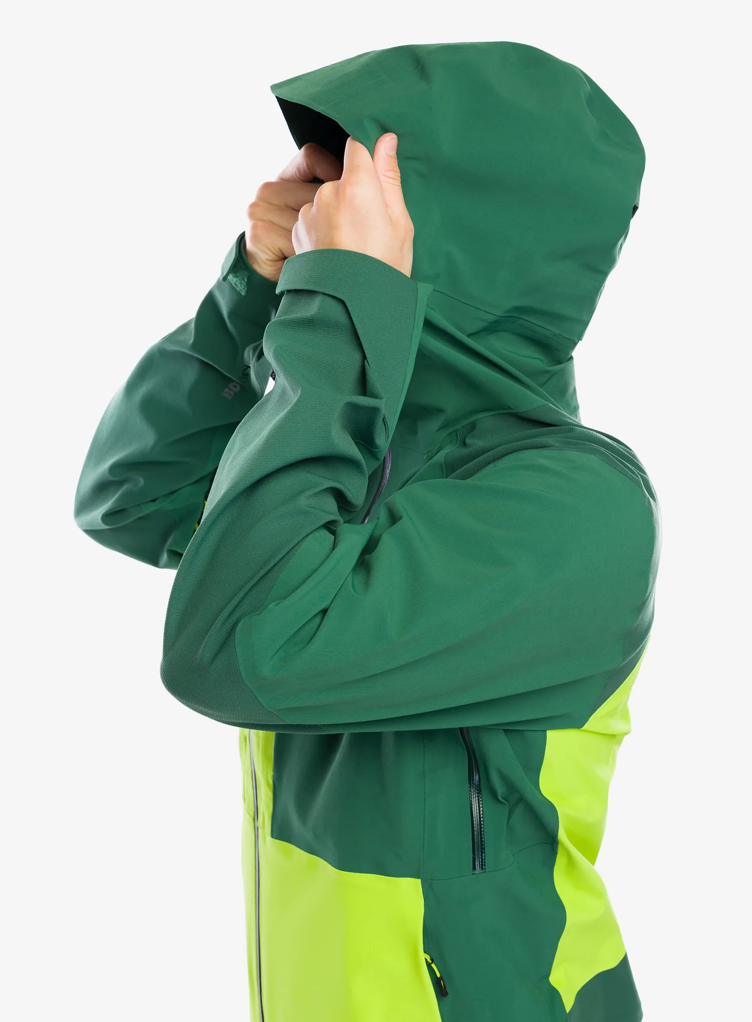 Куртка Black Diamond Recon Stretch Pro Shell - mountain forest/lime green
