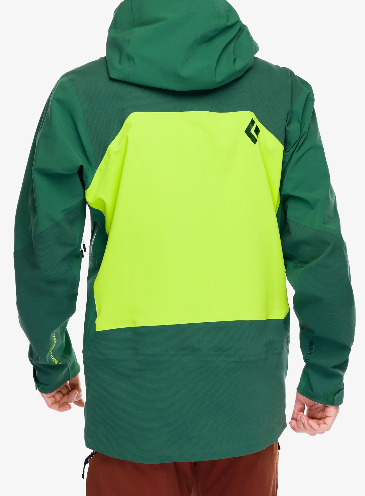 Куртка Black Diamond Recon Stretch Pro Shell - mountain forest/lime green
