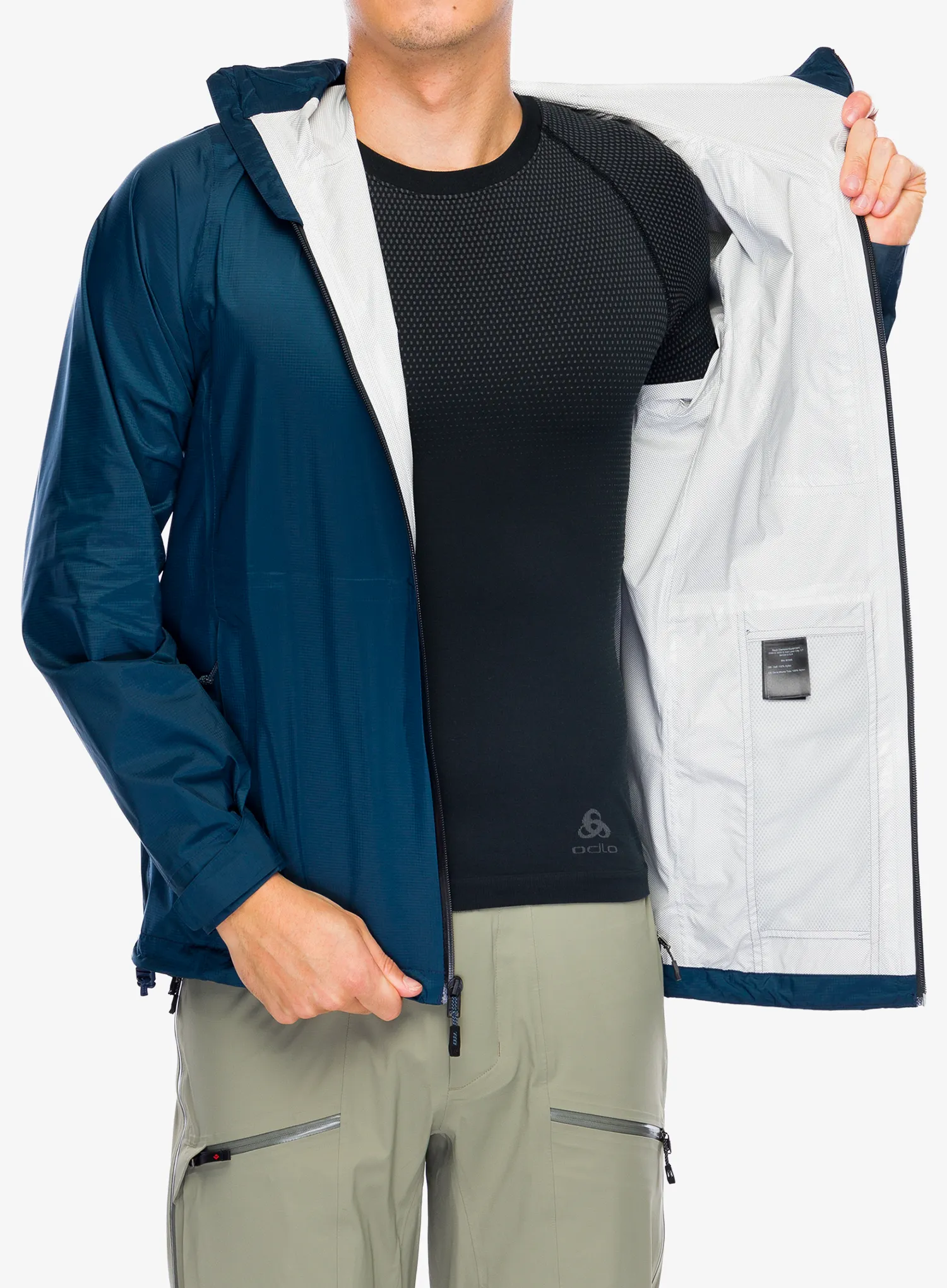 Куртка дощовик Black Diamond Treeline Rain Shell - indigo