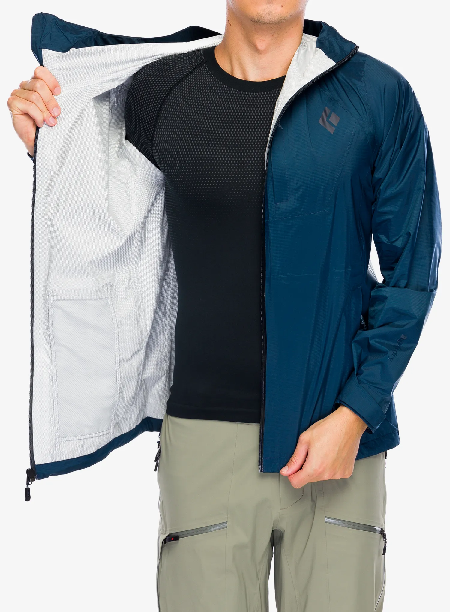 Куртка дощовик Black Diamond Treeline Rain Shell - indigo