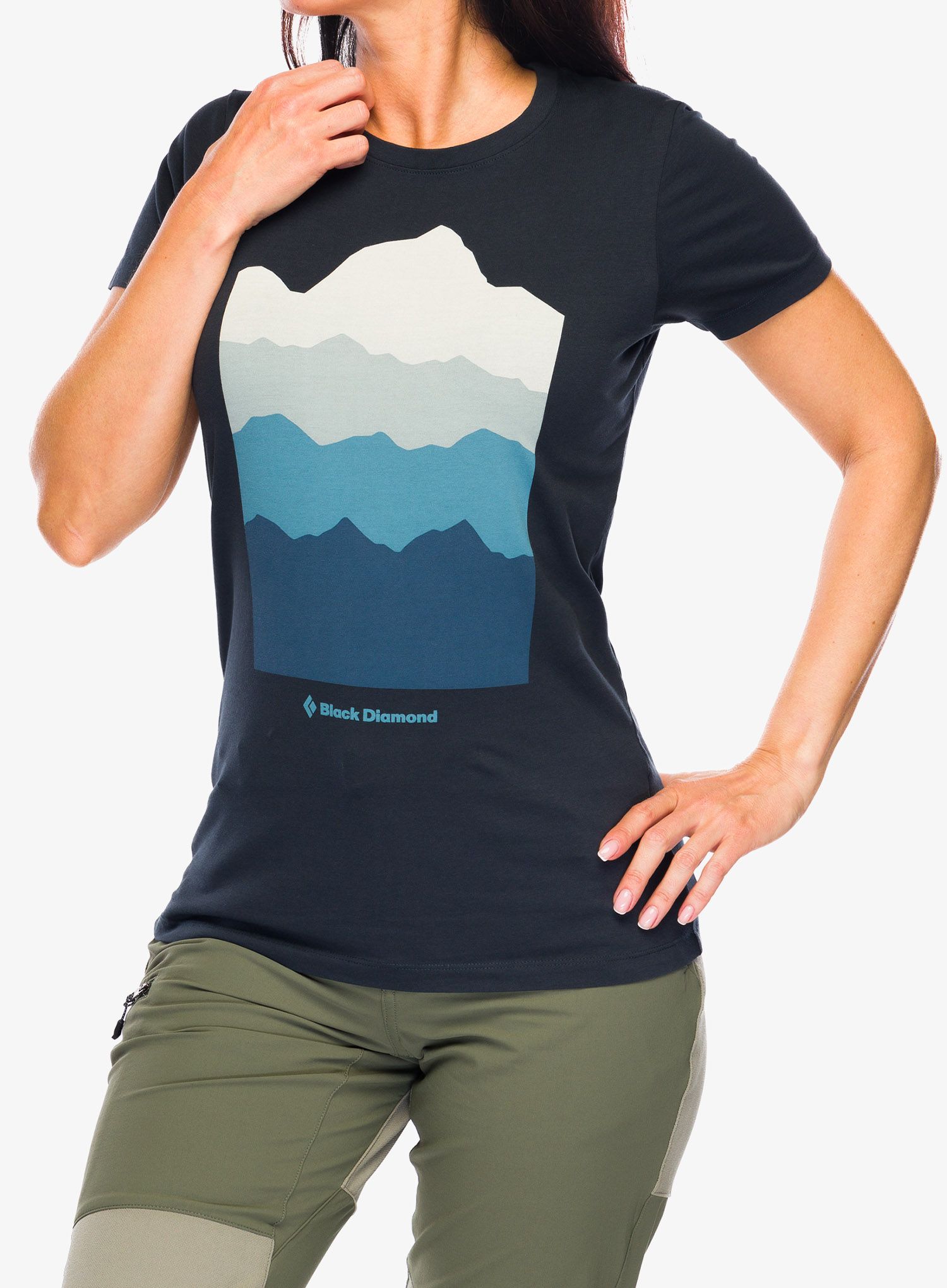 Футболка жіноча Black Diamond Vista Tee - eclipse