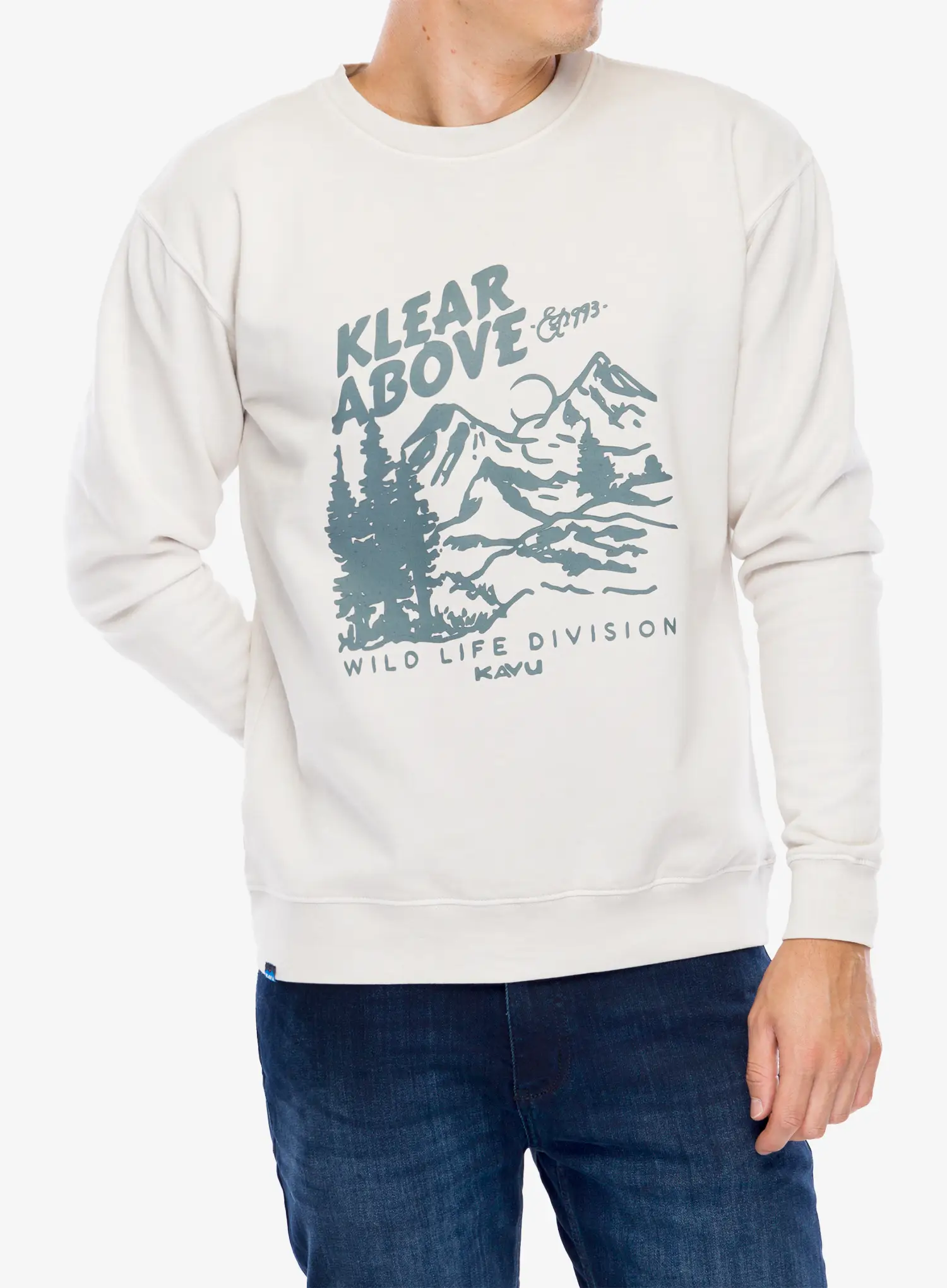 Кофта без каптура Kavu Core Crew - oatmeal