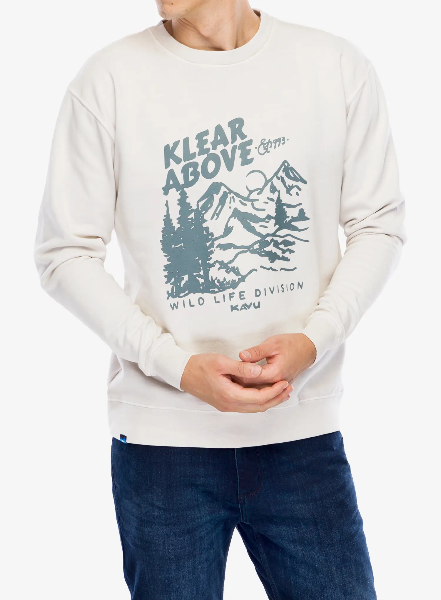 Кофта без каптура Kavu Core Crew - oatmeal