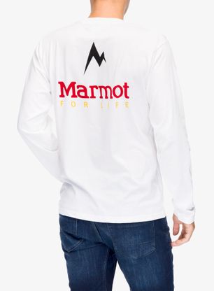 Кофта без каптура Marmot For Life Tee LS - white