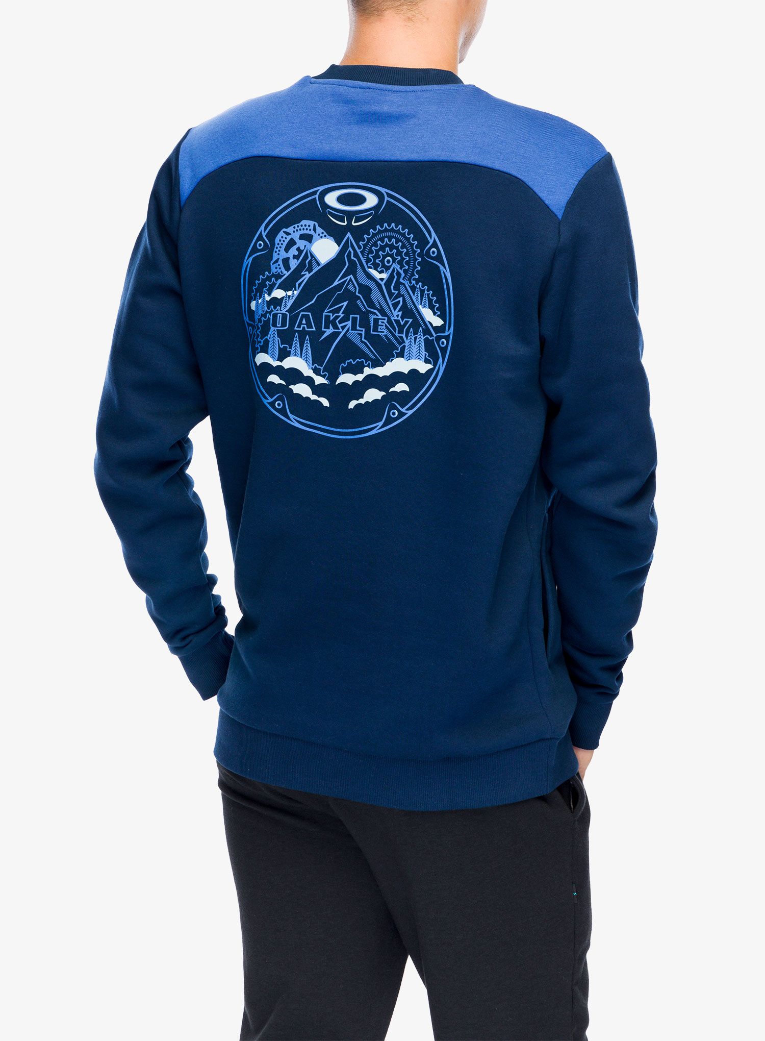 Кофта без каптура Oakley Rings Mountain Sweatshirt - team navy