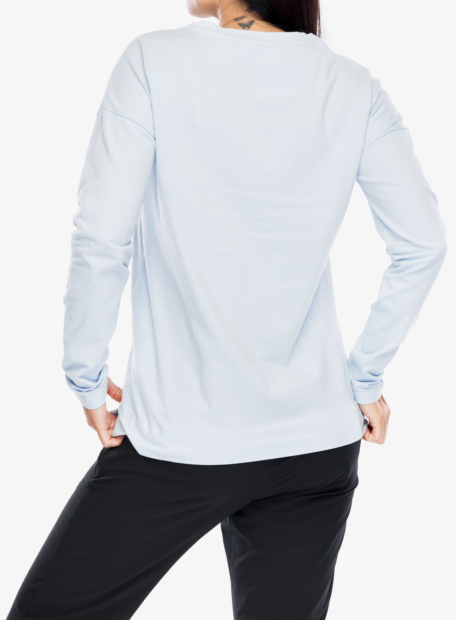 Кофта жіноча без каптура CMP Bloom T-Shirt - cristall blue