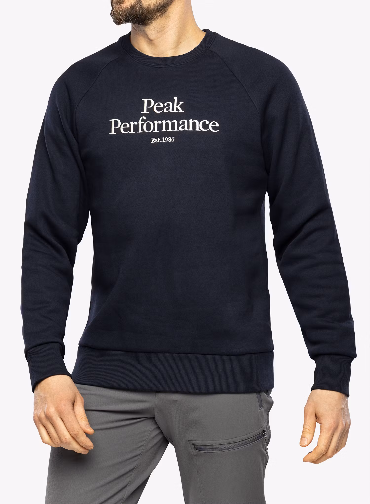 Кофта Peak Performance Original Crew - blue shadow
