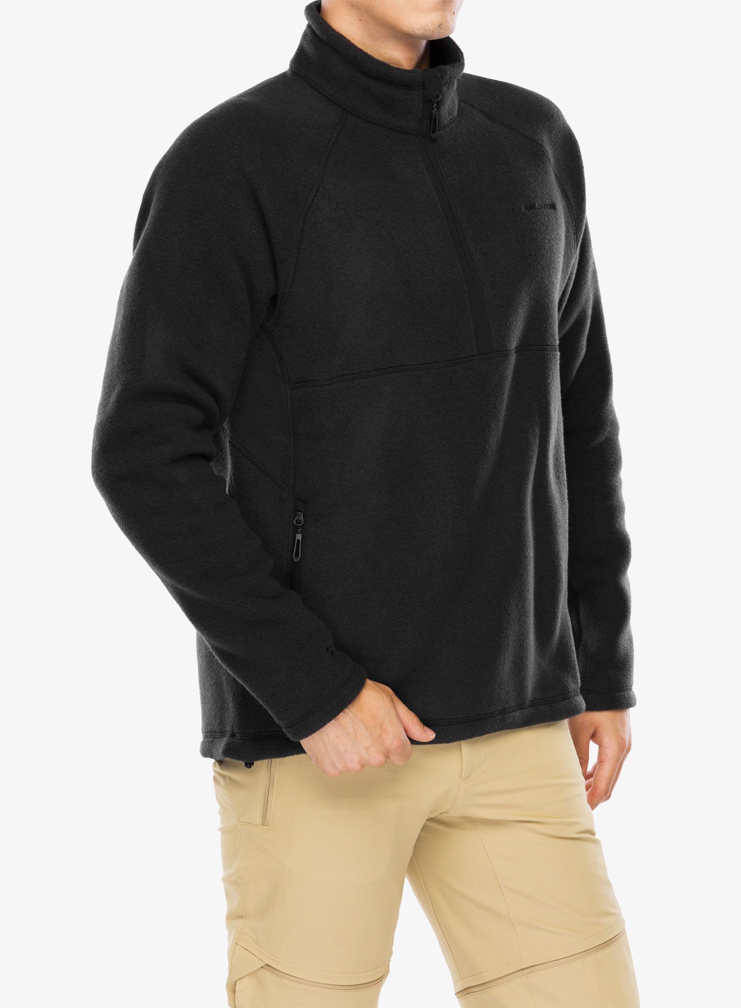 Кофта флісова Salomon Chroma Fleece Pullower Hz - deep black