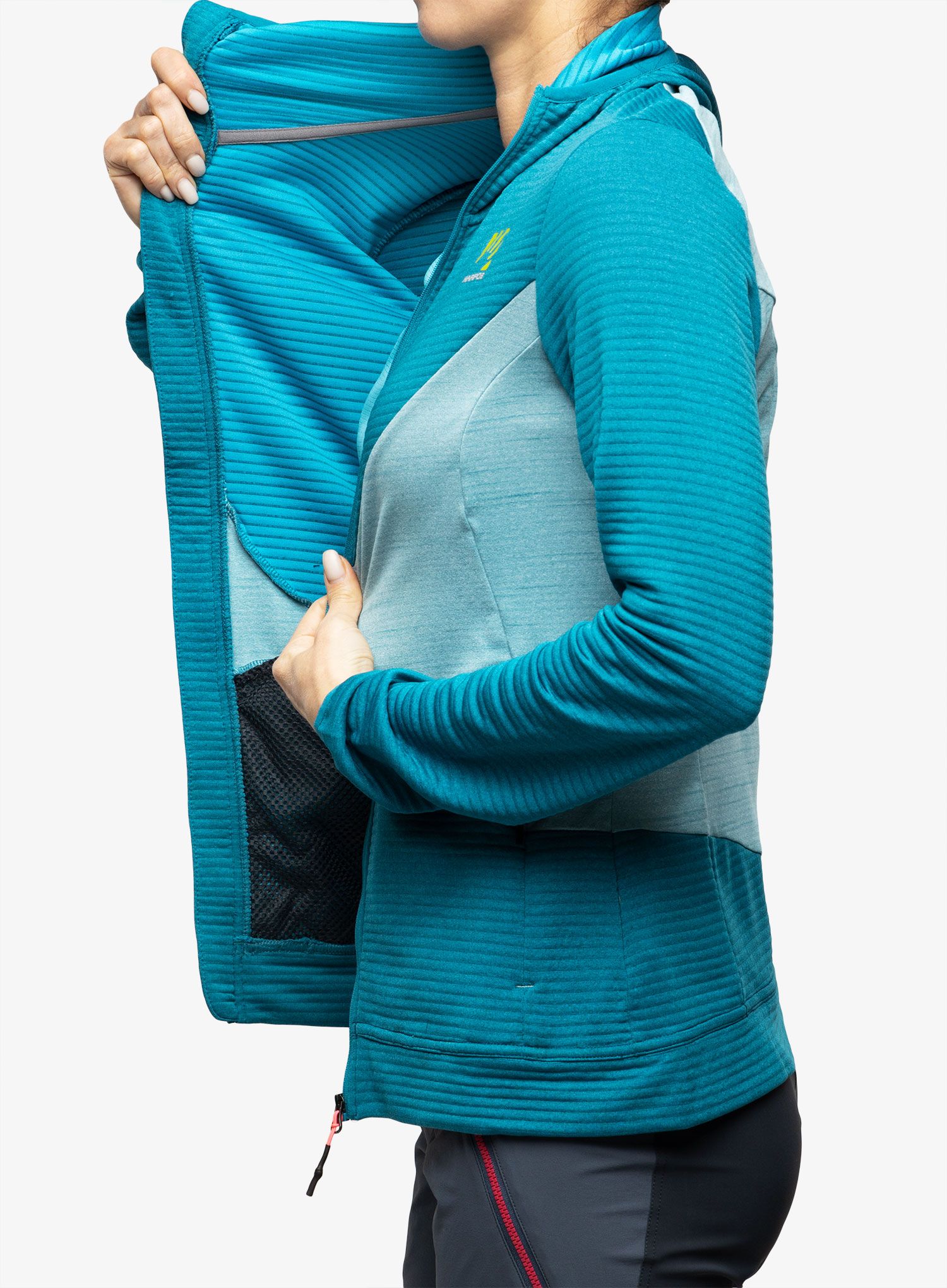 Кофта флісова жіноча Karpos Nuvolau Fleece - corsair/adriatic blue