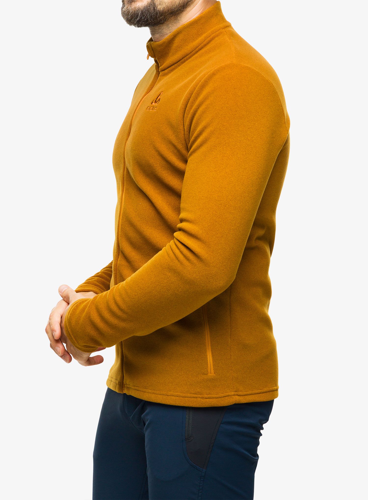 Кофта флісова Odlo Roy Mid Layer Full Zip - honey ginger/monks robe