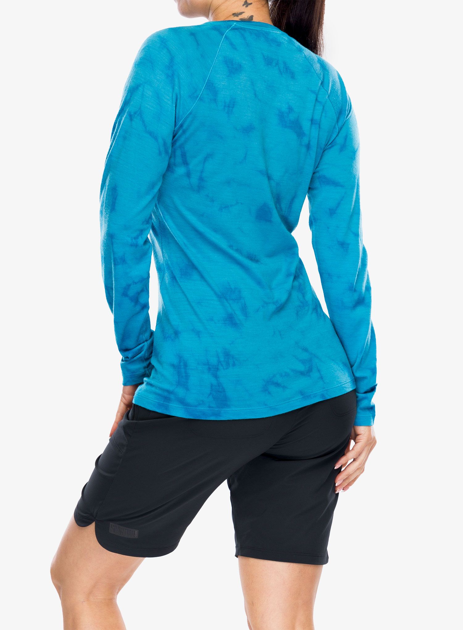 Термокофта жіноча Smartwool Classic All-Season Merino Base Layer LS - pool blue