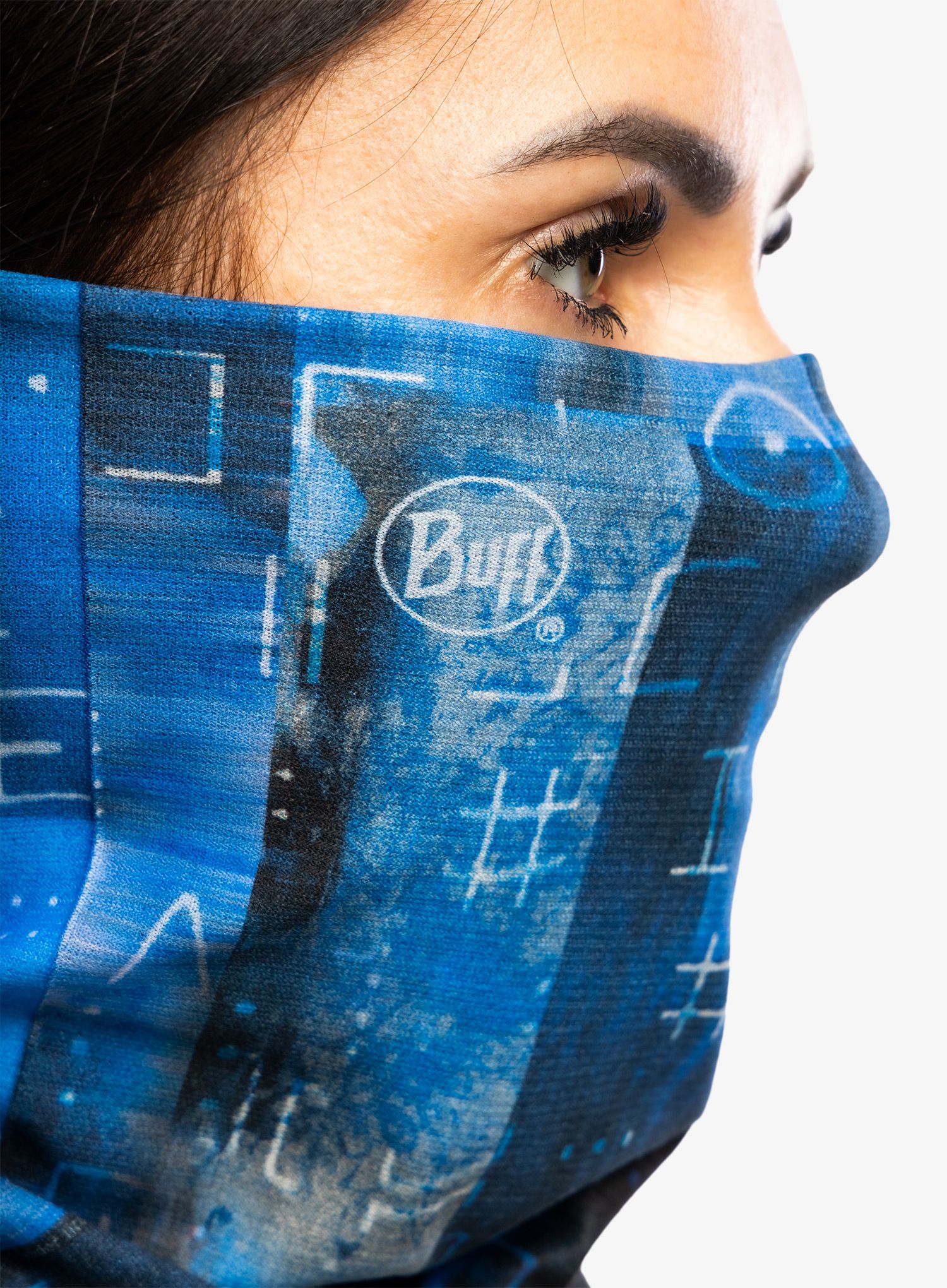 Пов'язка Buff CoolNet UV+ Insect Shield - unrel blue/blue
