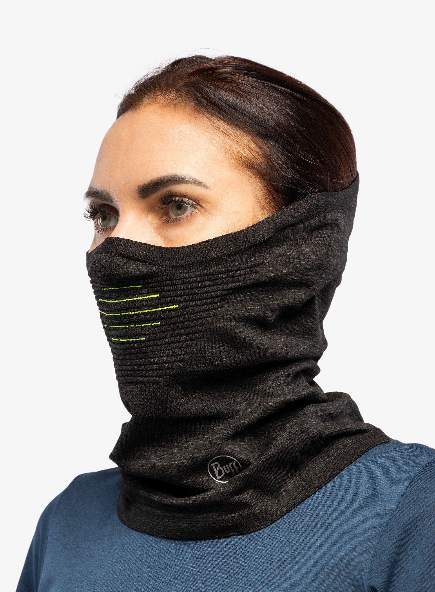Пов'язка Buff Dryflx+ Neckwarmer - black