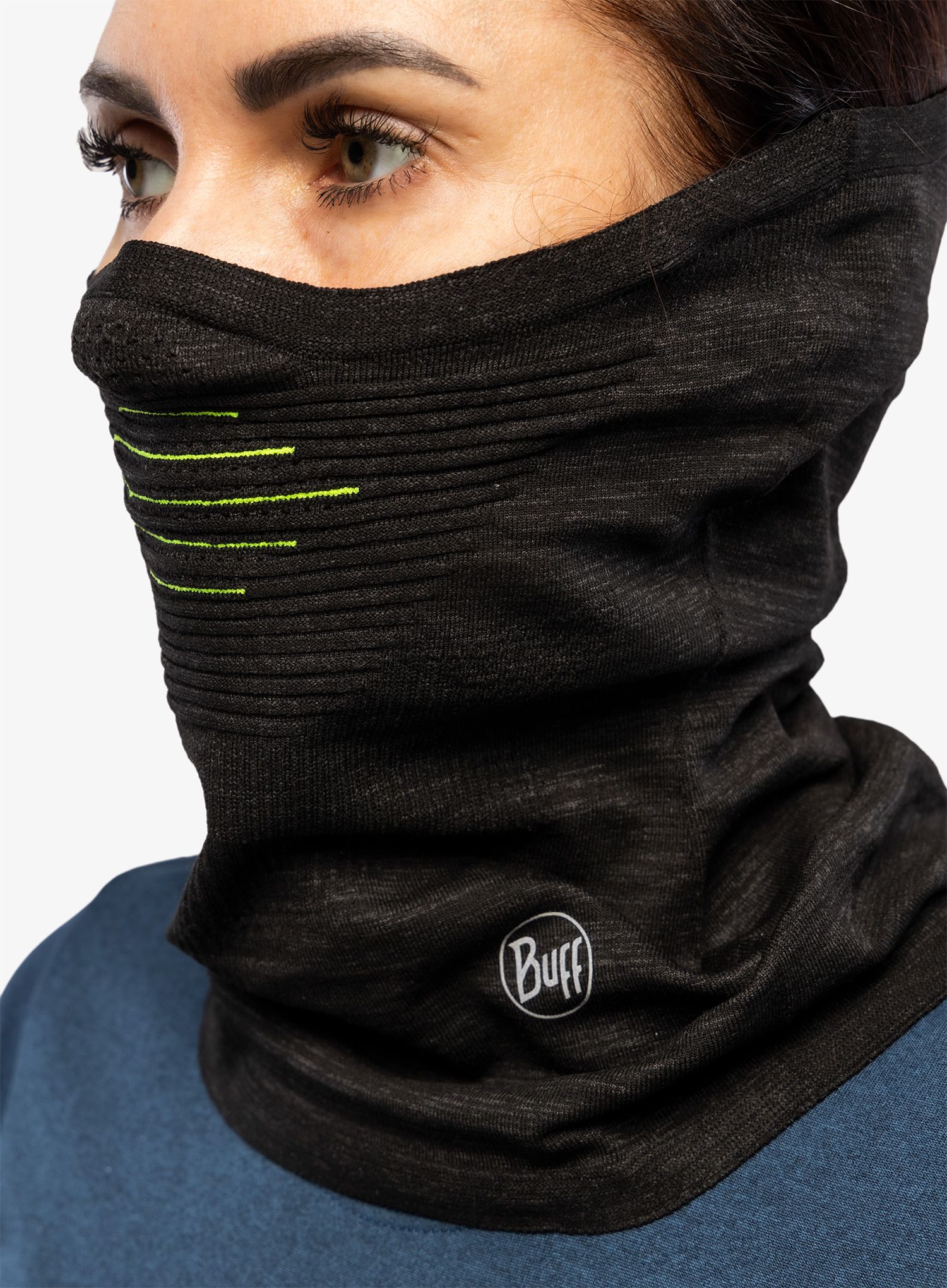 Пов'язка Buff Dryflx+ Neckwarmer - black