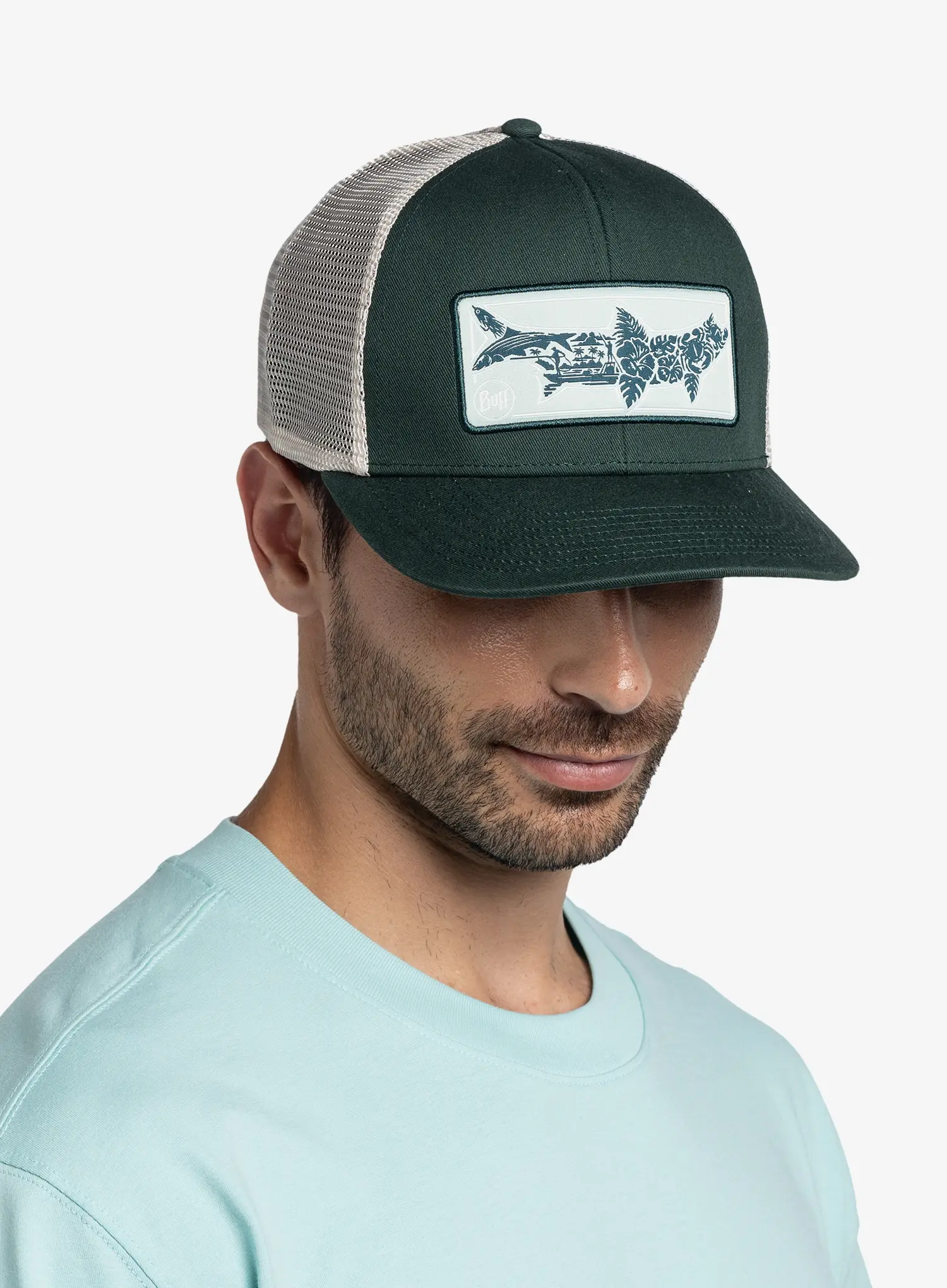 Кепка Buff Explore Trucker Cap - salt green