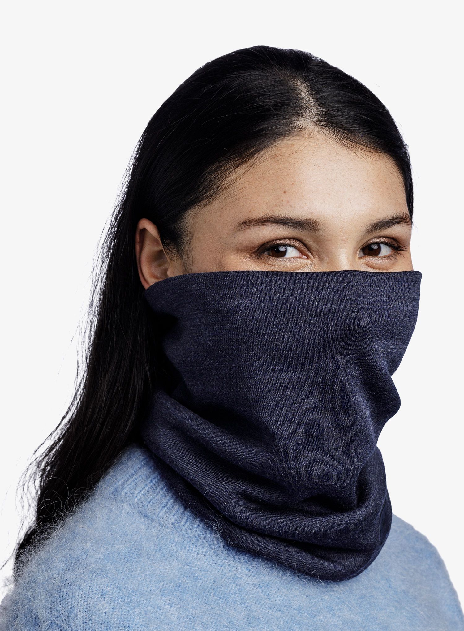 Пов'язка Buff Heavyweight Merino Wool - solid indigo