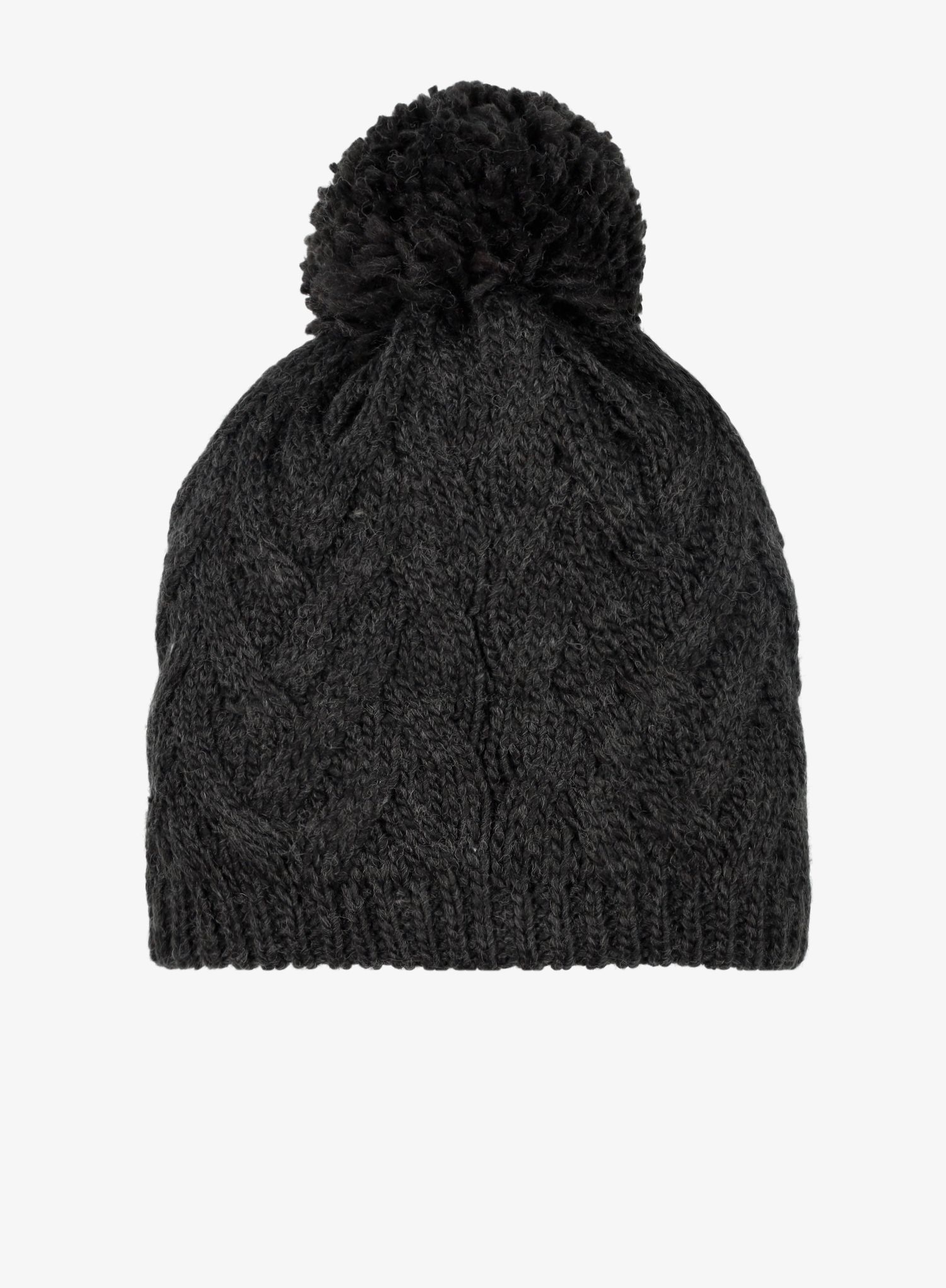 Шапка зимова жіноча Buff Knitted&fFleece Beanie Caryn - graphite