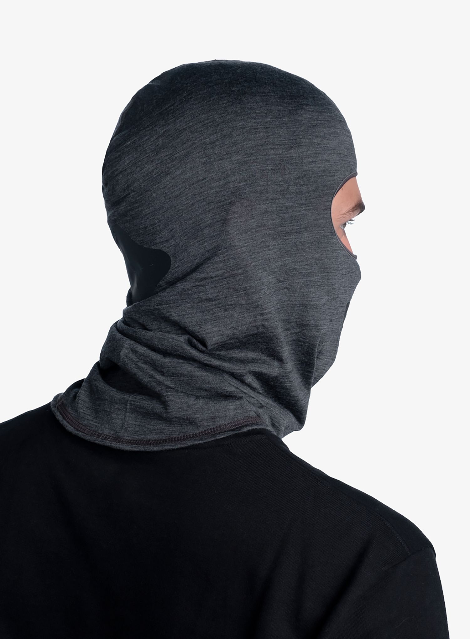 Балаклава Buff Lightweight Merino Wool Balaclava - solid grey