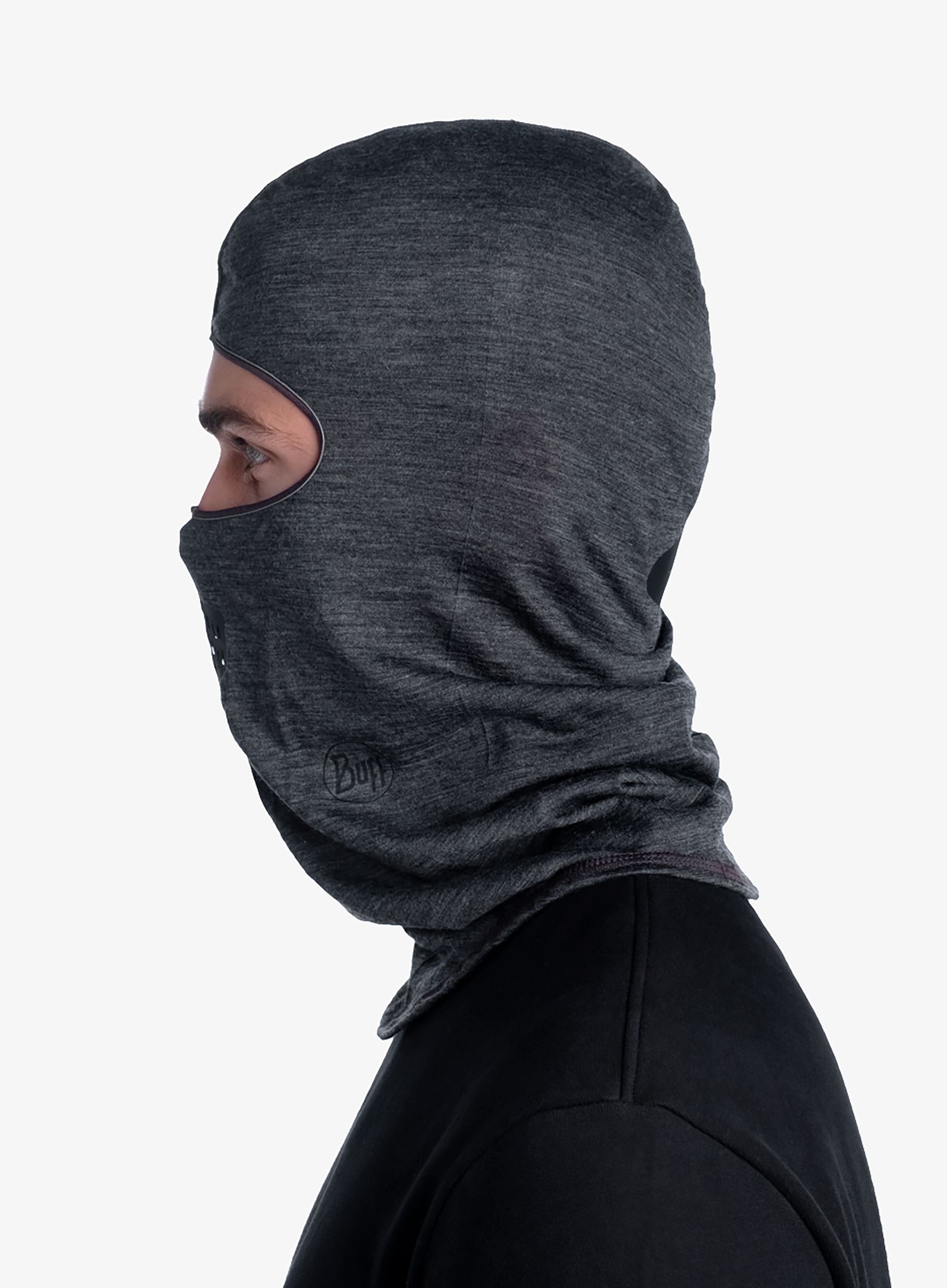 Балаклава Buff Lightweight Merino Wool Balaclava - solid grey