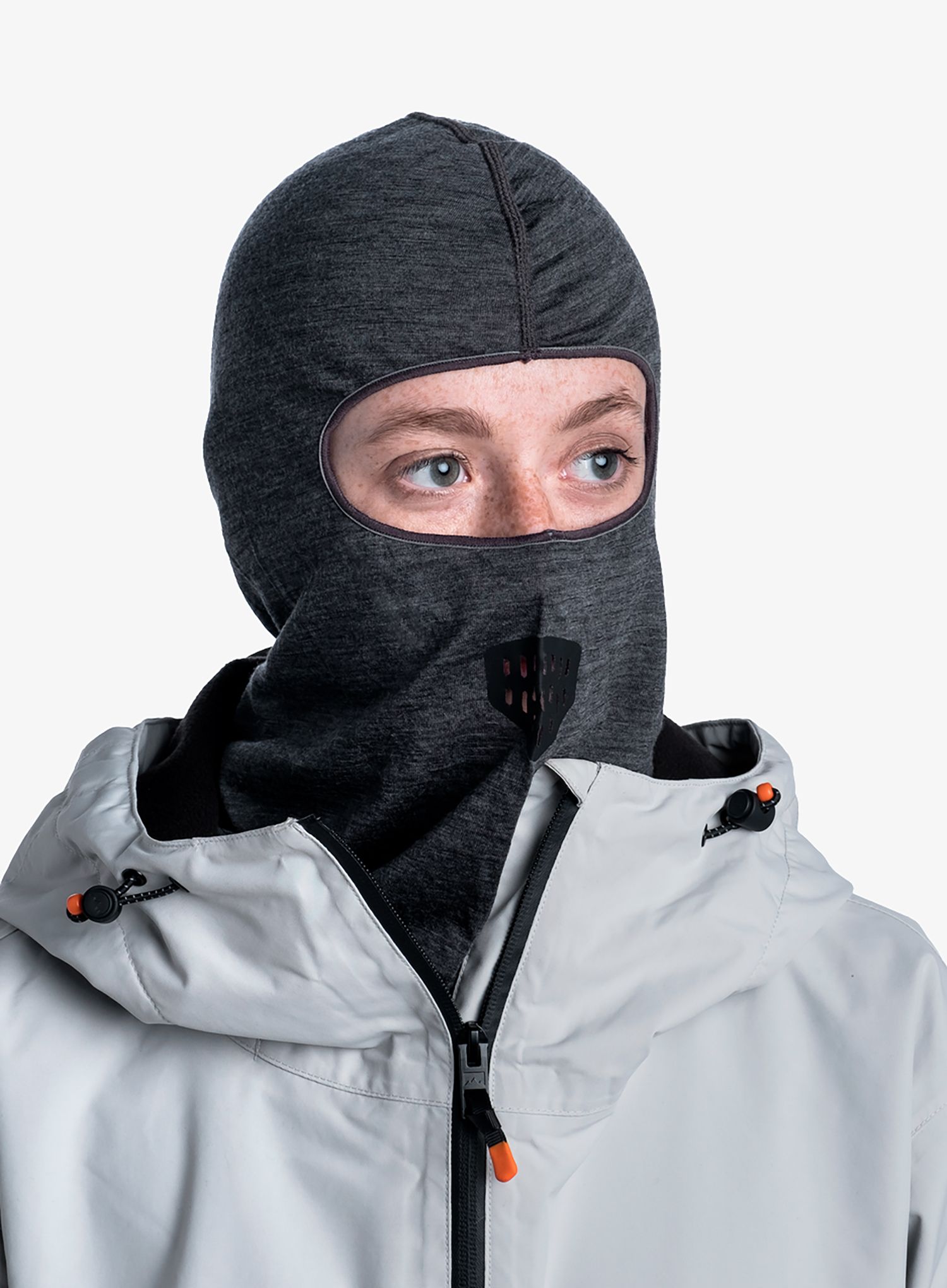 Балаклава Buff Lightweight Merino Wool Balaclava - solid grey