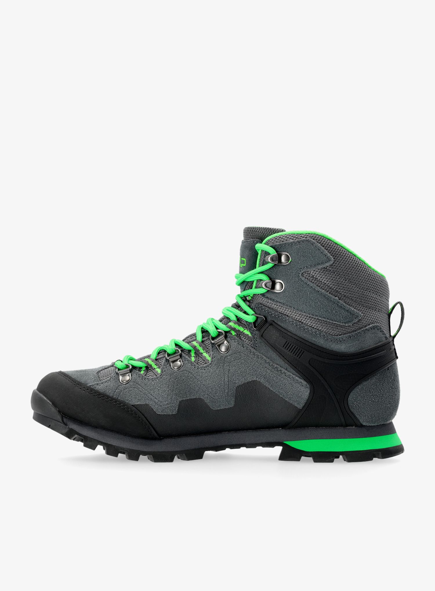 Черевики туристичні CMP Athunis Mid WP - grey/verde fluo