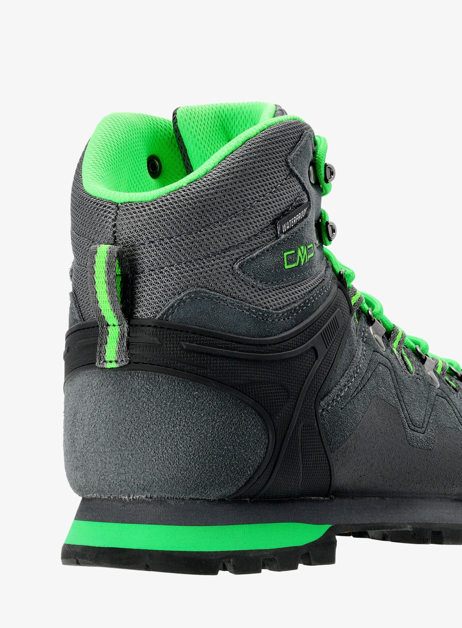 Черевики туристичні CMP Athunis Mid WP - grey/verde fluo