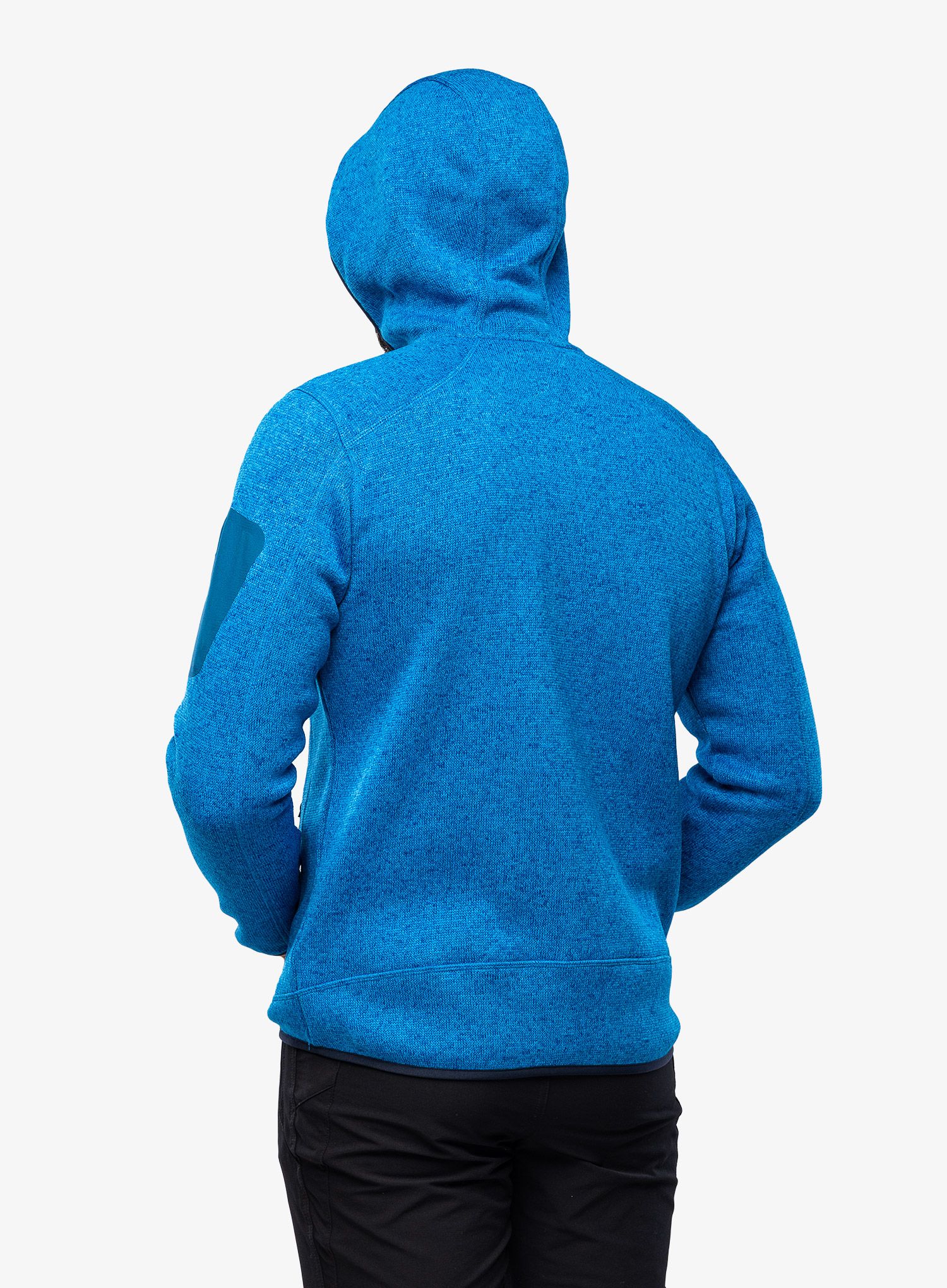 Фліска CMP Borgis Fix Hood Jacket Knitted - river/petrol