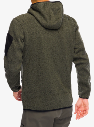 Куртка флісова CMP Borgis Fix Hood Jacket - olive/nero