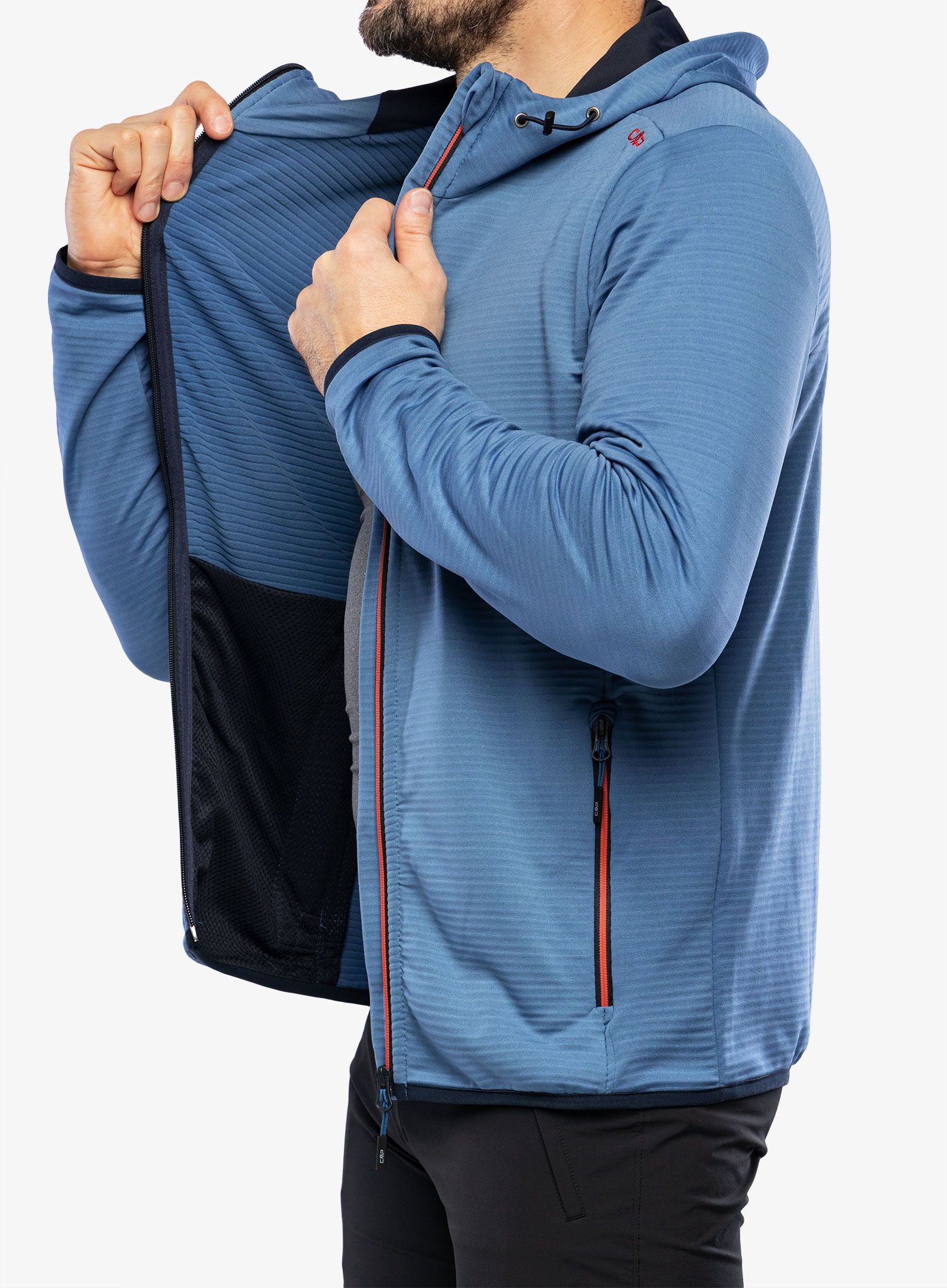 Фліска CMP Edge Jacket Fix Hood - bluestone