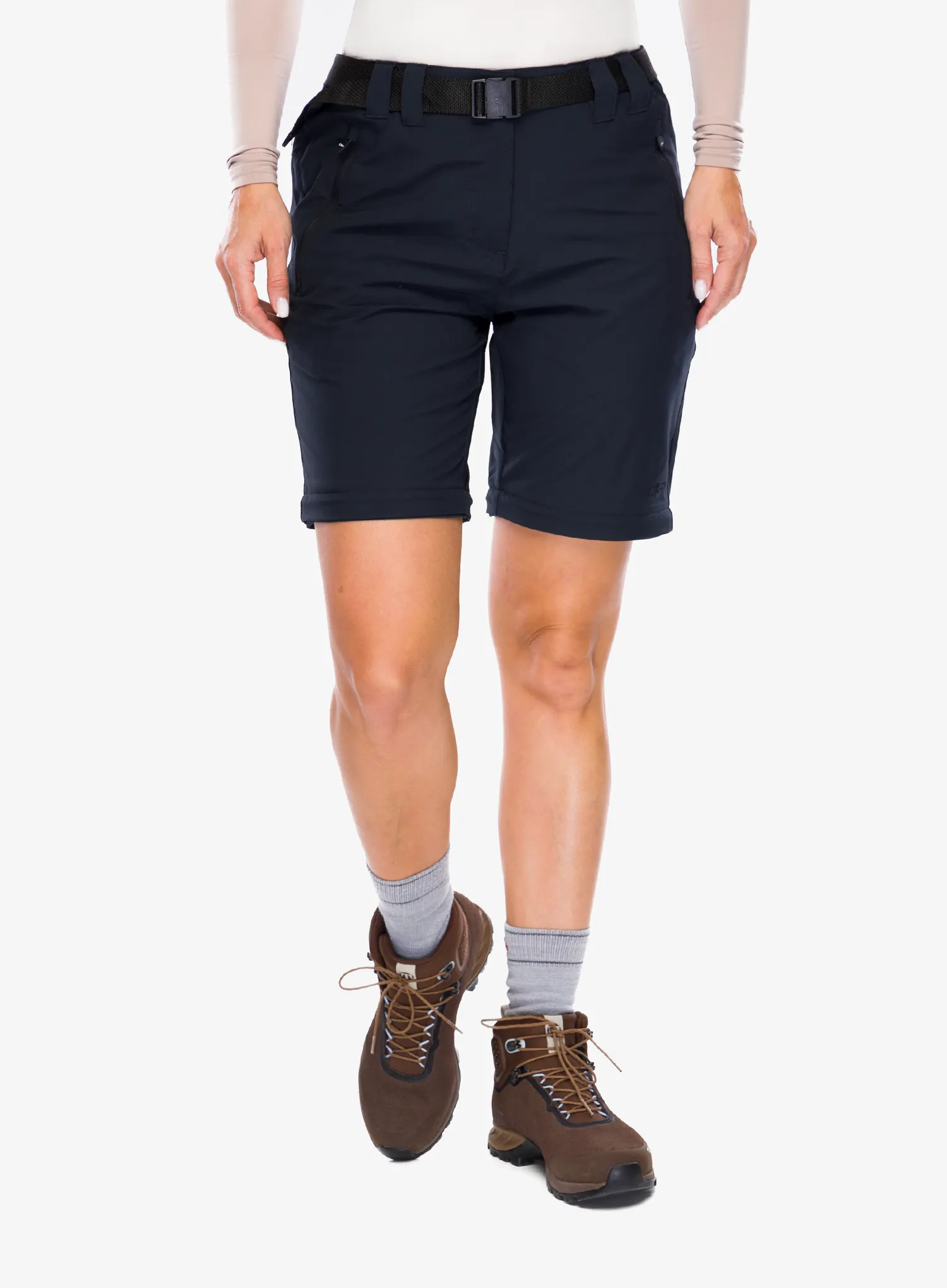 Штани трансформери жіночі CMP Evelynn Zip Off Pant - antracite