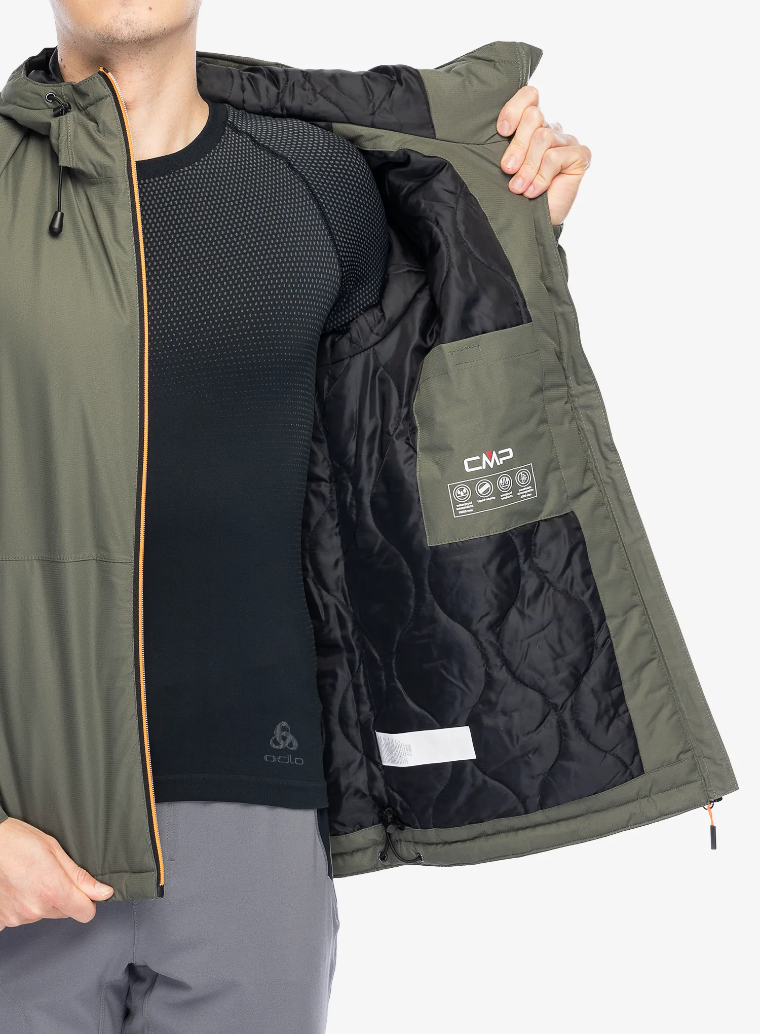 Куртка утеплена CMP Franz Jacket Fix Hood - olive