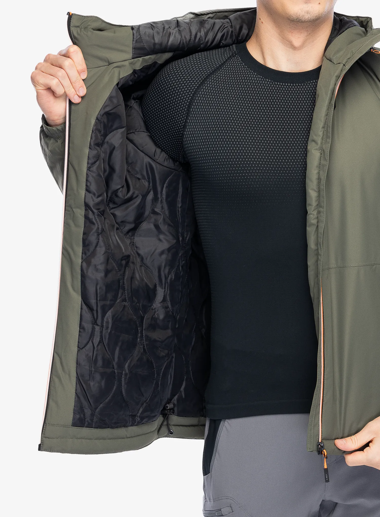 Куртка утеплена CMP Franz Jacket Fix Hood - olive