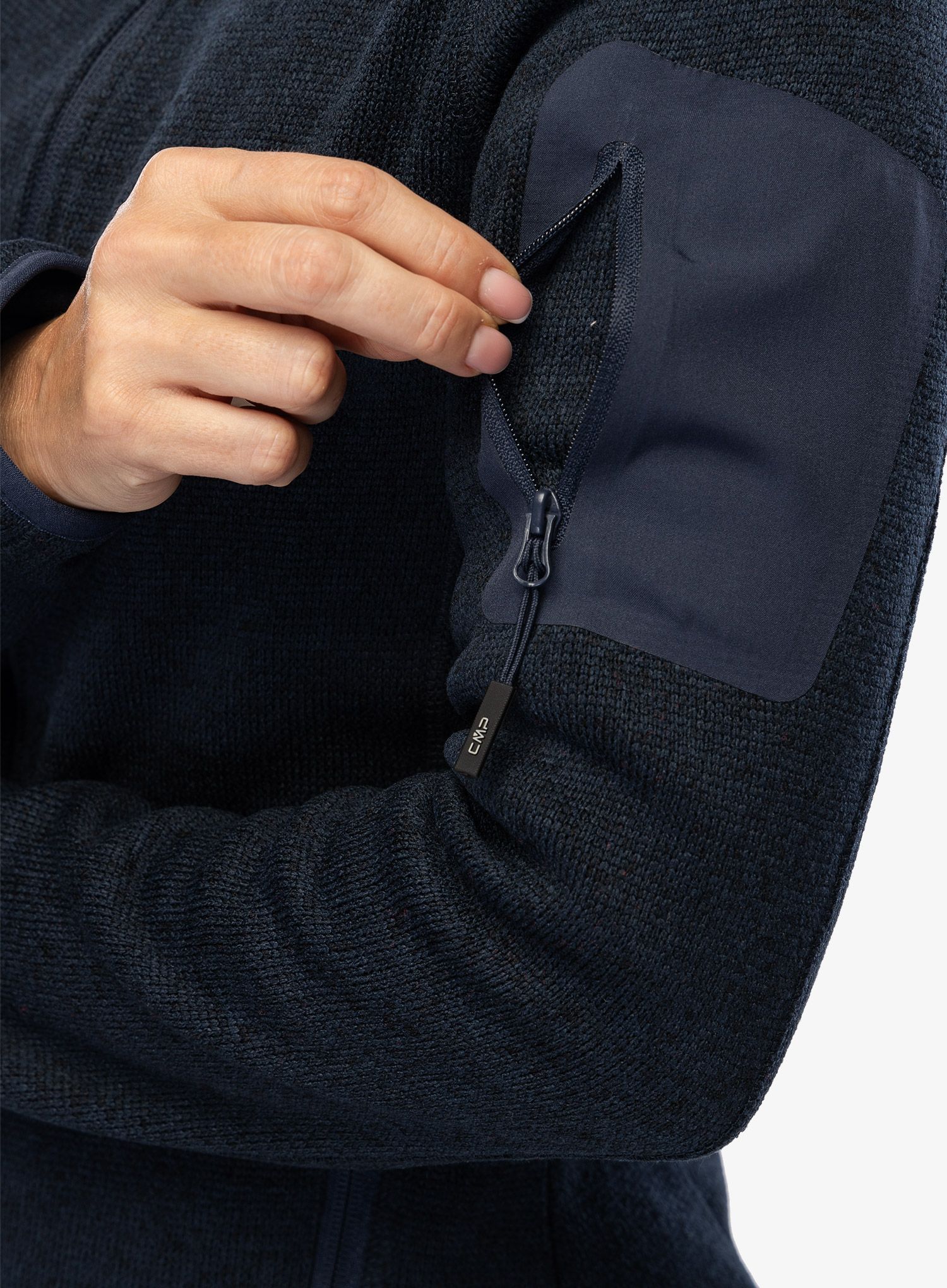 Фліска жіноча CMP Haze Jacket Knitted - b.blue