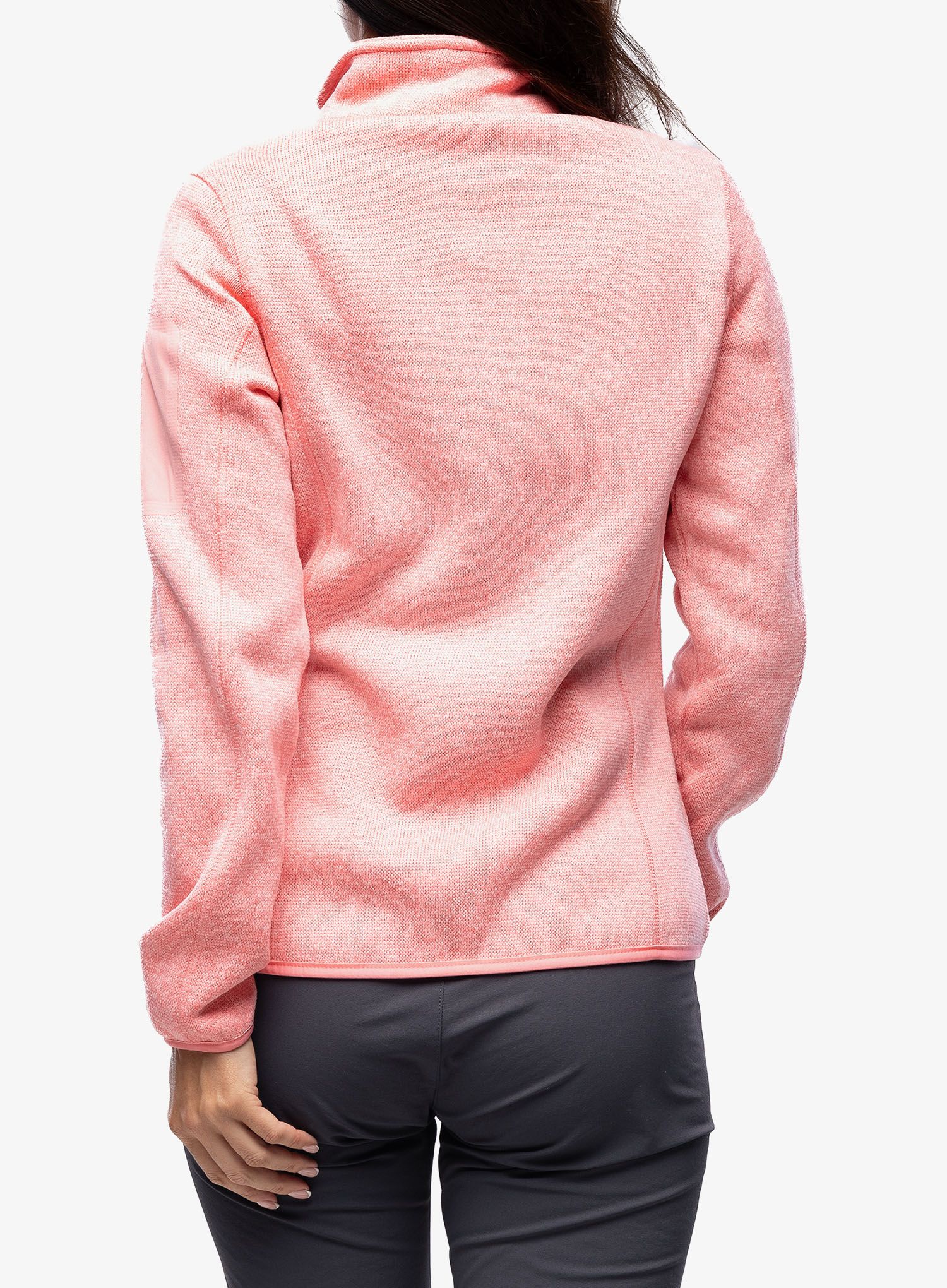 Кофта флісова жіноча CMP Haze Jacket Knitted - pesca/gesso