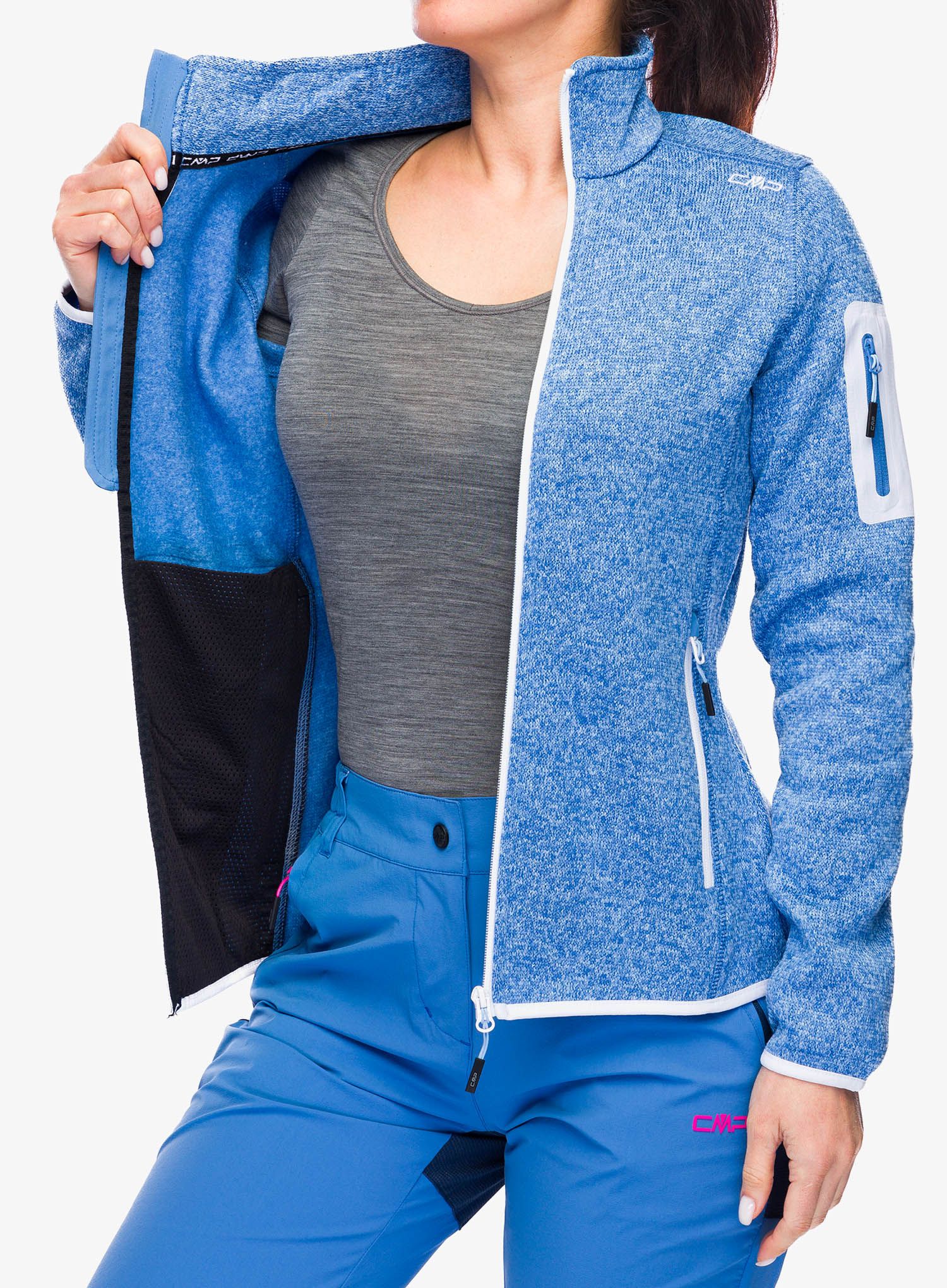 Фліска жіноча CMP Haze Jacket - provenza/sky